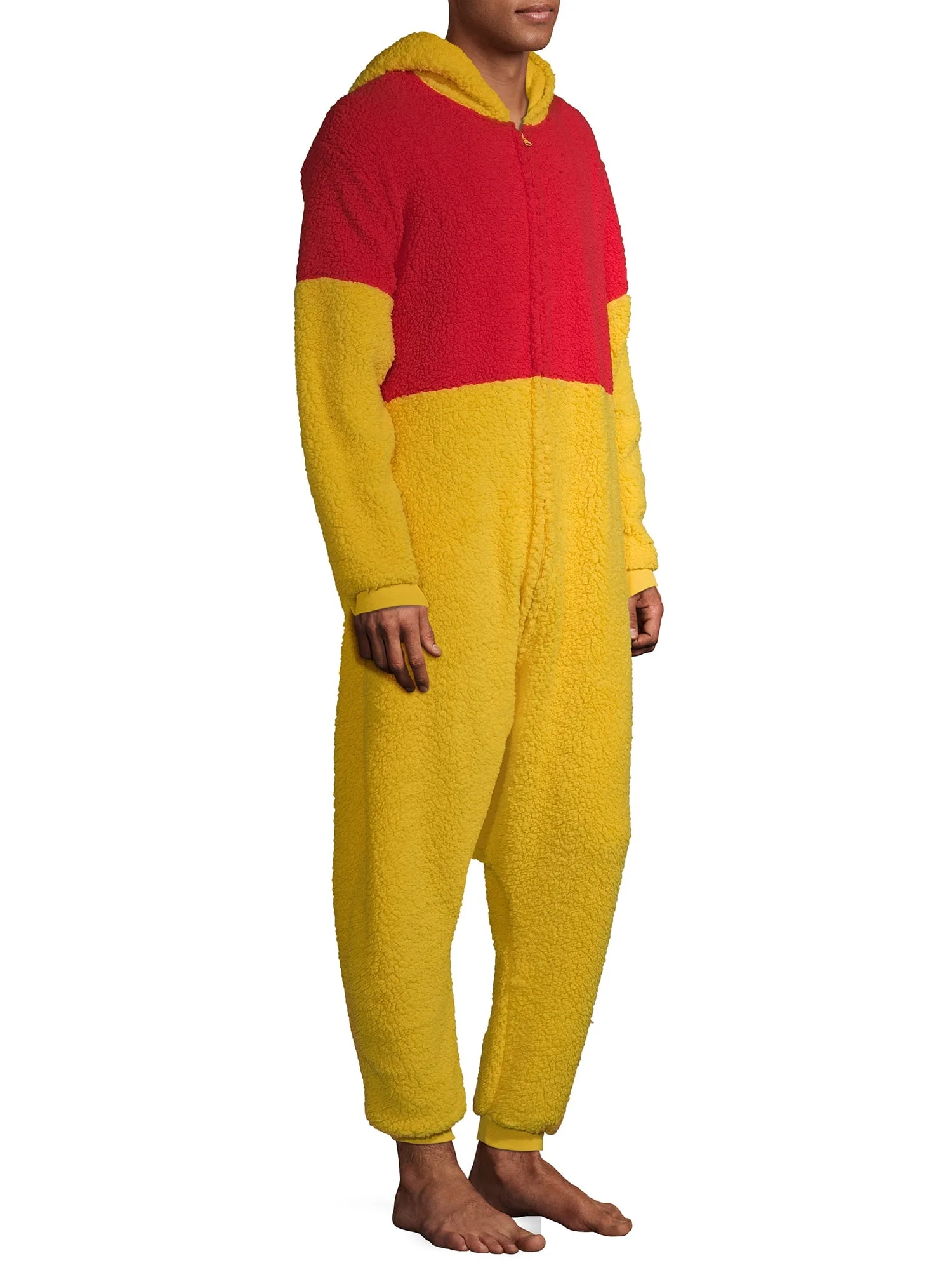 Disney, Adult Mens, Winnie the Pooh Pajamas Union Suit, Sizes S-XL - Image 2 Disney, Adult Mens, Winnie the Pooh Pajamas Union Suit, Sizes S-XL - Image 2