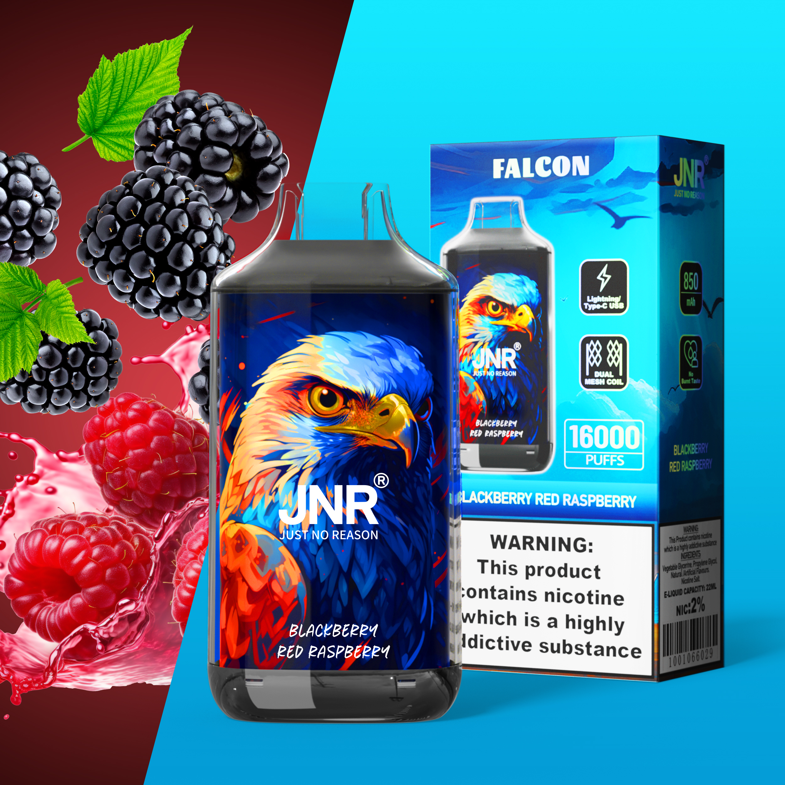 JNR Falcon 16000 Puffs