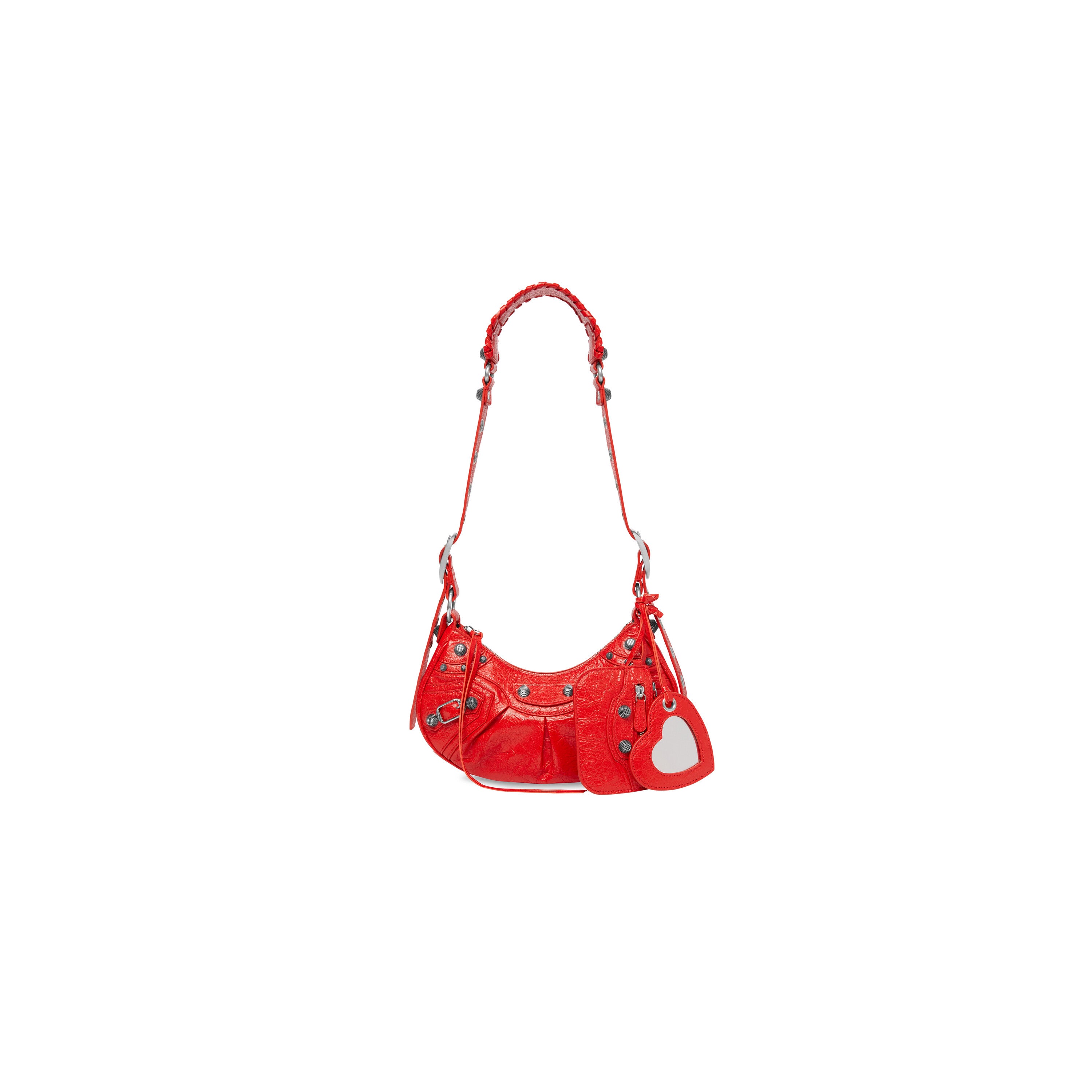 WOMEN'S LE CAGOLE XS SHOULDER BAG IN RED - Replicaclubs