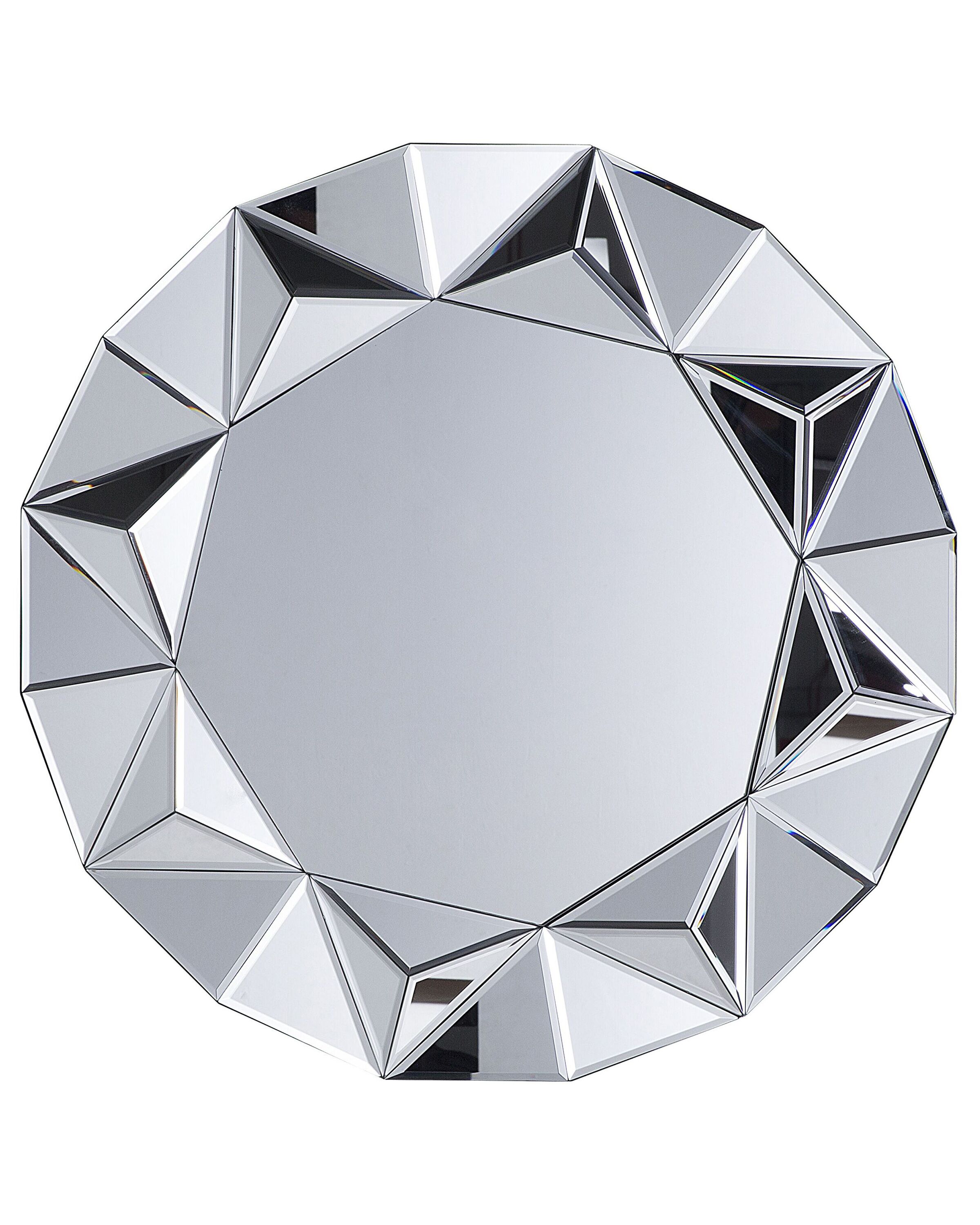 Wall Mirror HABAY 70 cm 70 cm Silver