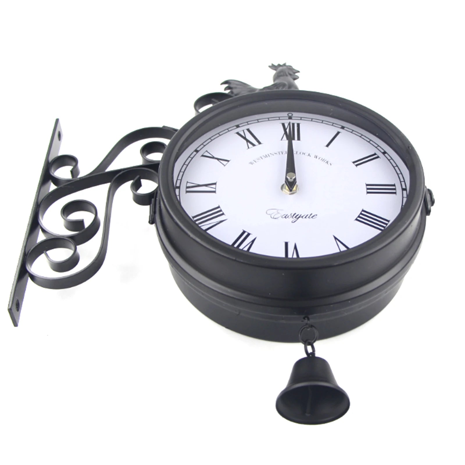 VintageStation | Dubbelzijdige Waterdichte Wandklok