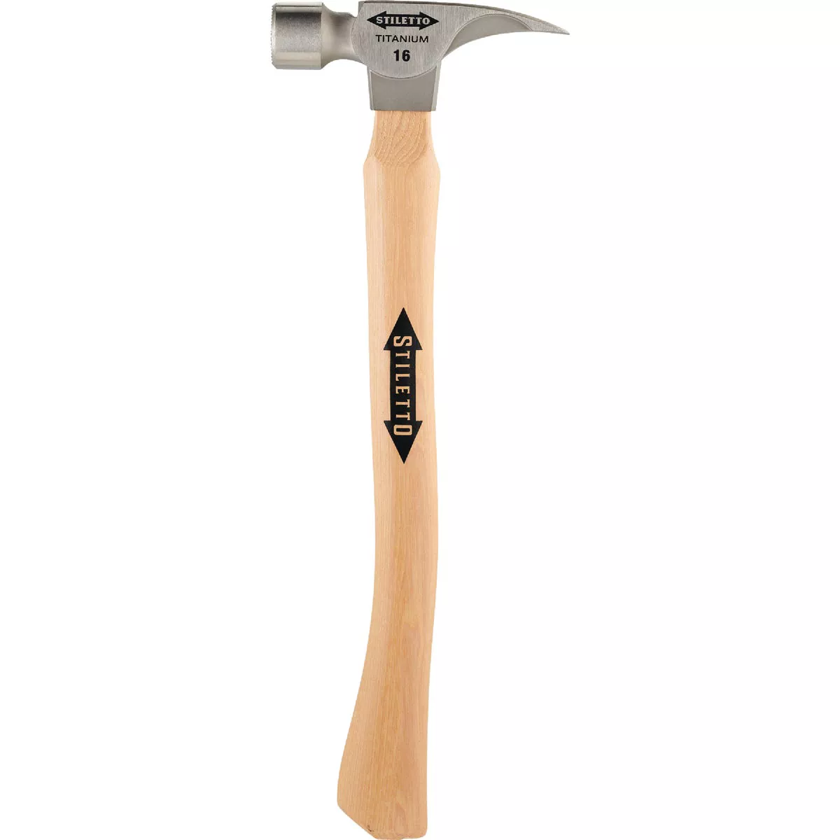 Stiletto 16 Oz. Milled-Face Framing Hammer with Hickory Handle