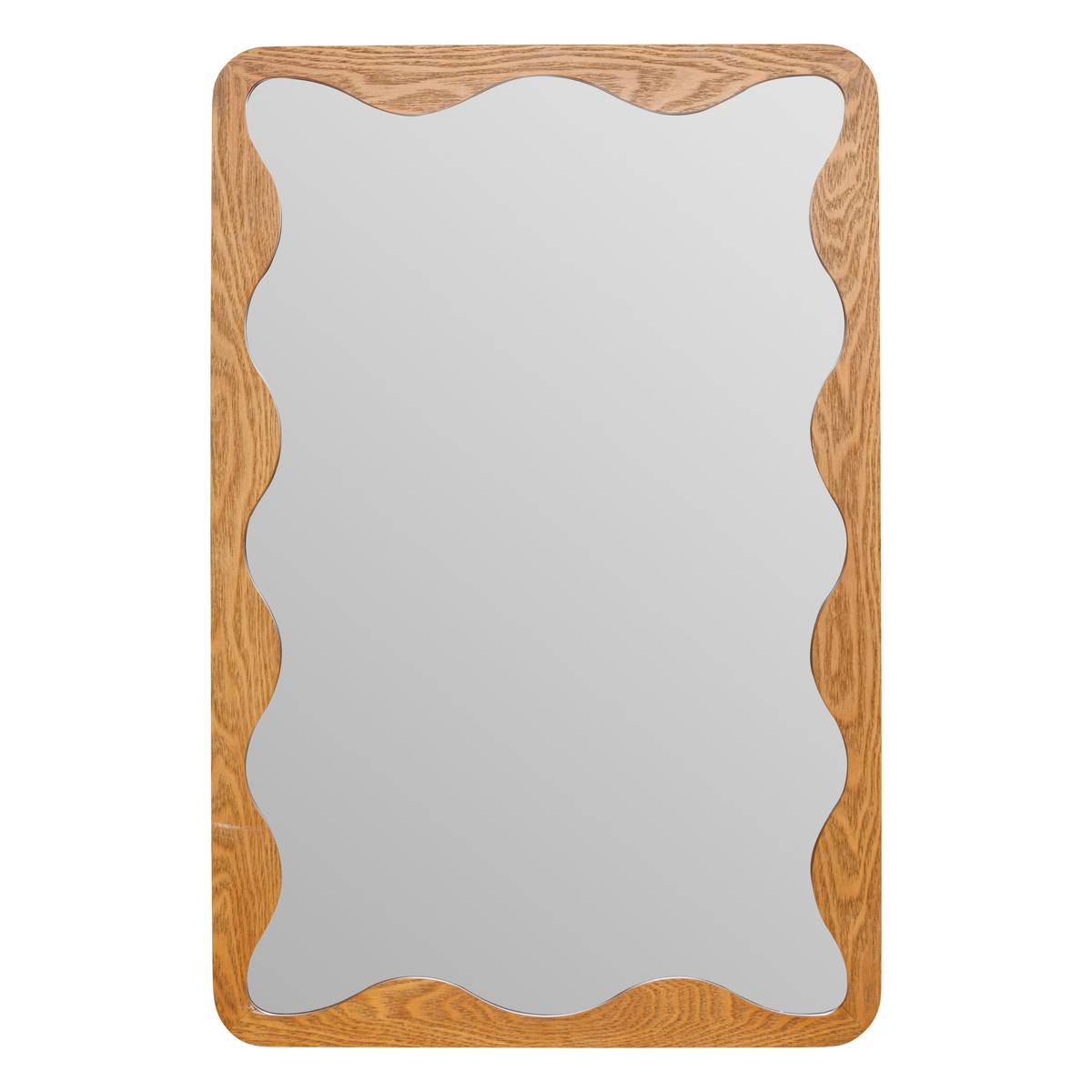 Wall Mirror "Tinny" Brown, 91x61 cm