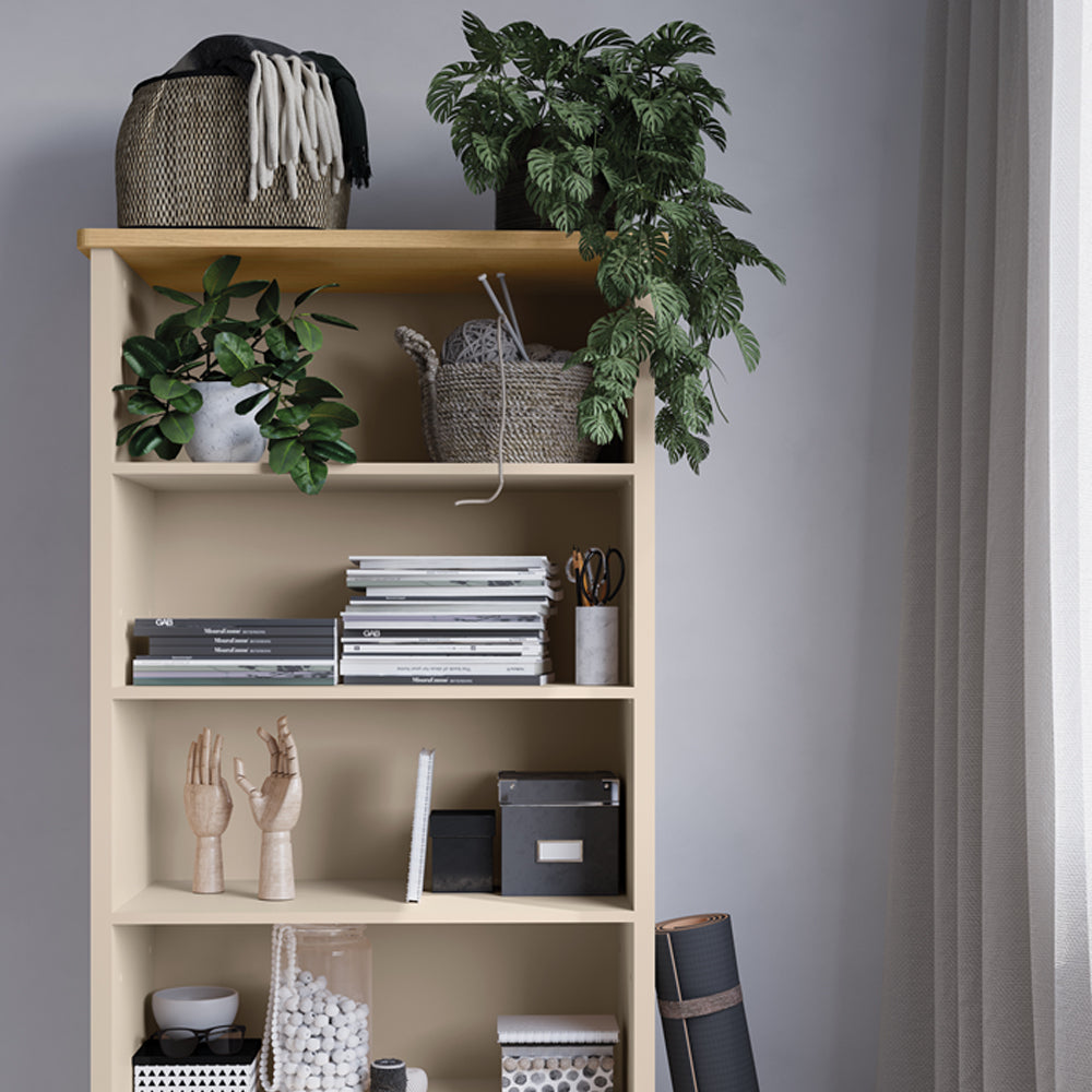 Blokker Havin Boekenkast met Lade - Zand / Vicenza Bleached Eiken