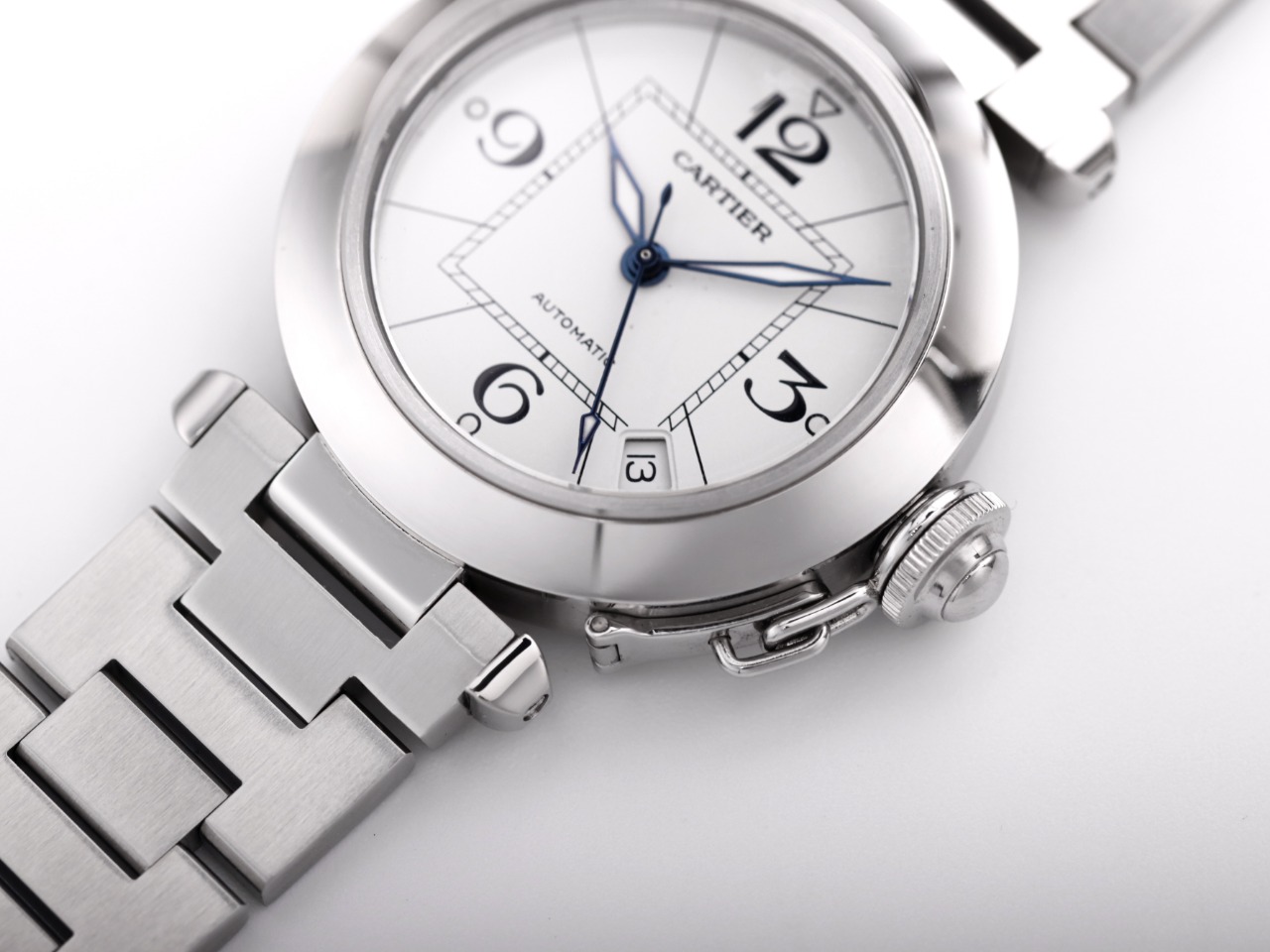 Cartier Pasha W31074M7 Ladies Automatic - White(1:1 replica) - Elite Watch Atelier