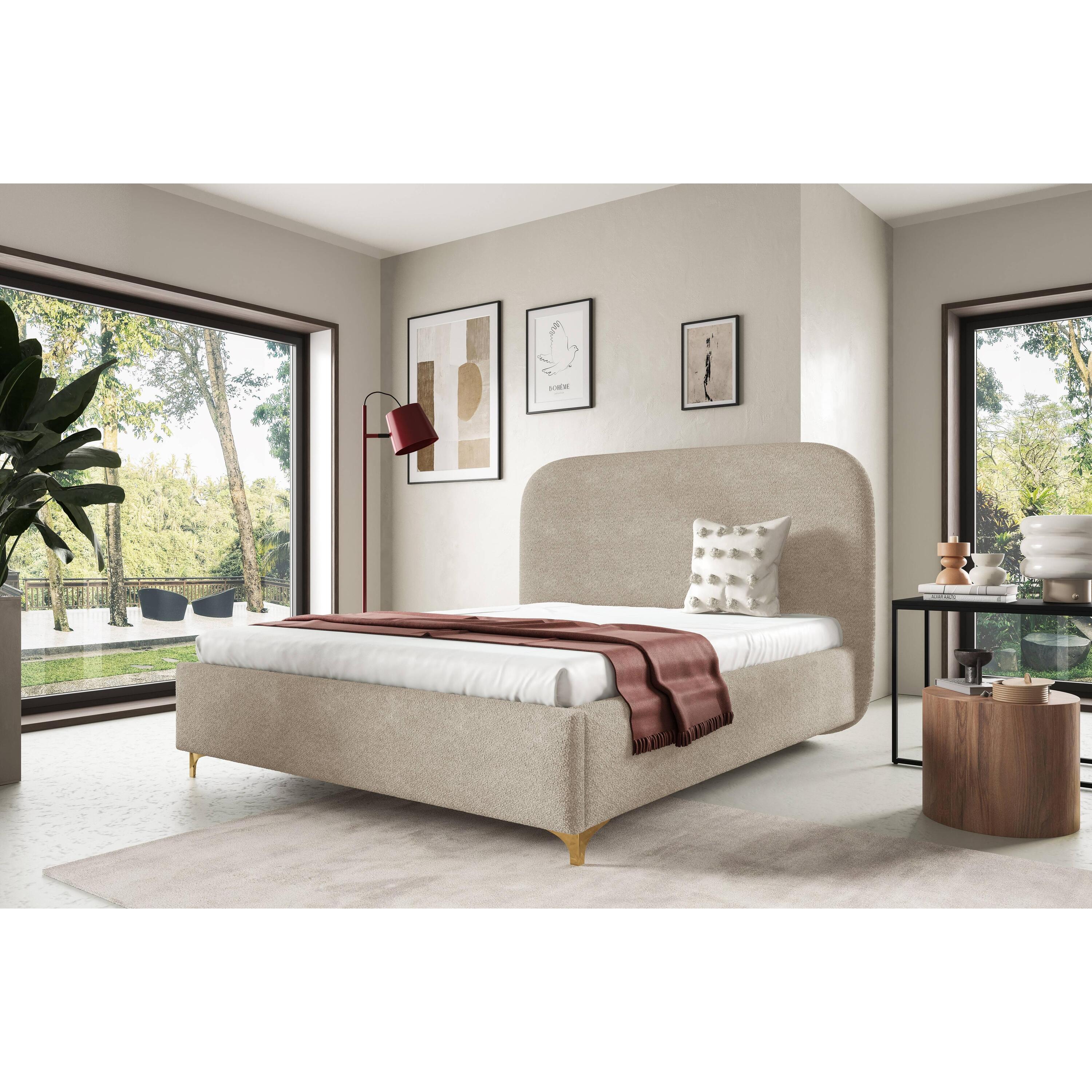 Blokker Aura Bedframe - 180 x 200 cm - Zand