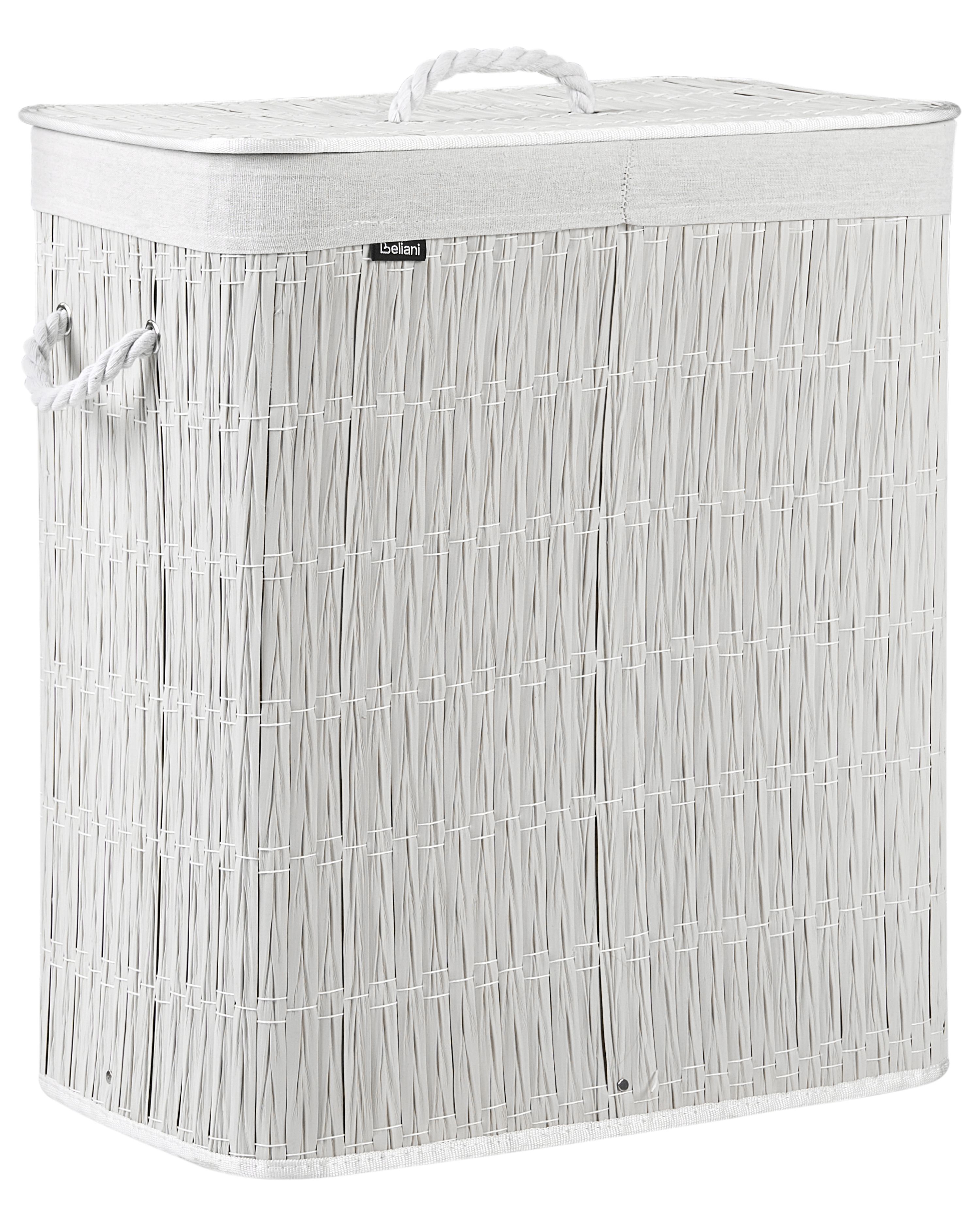 Laundry Basket ARRAIAS Fabric White 100 L