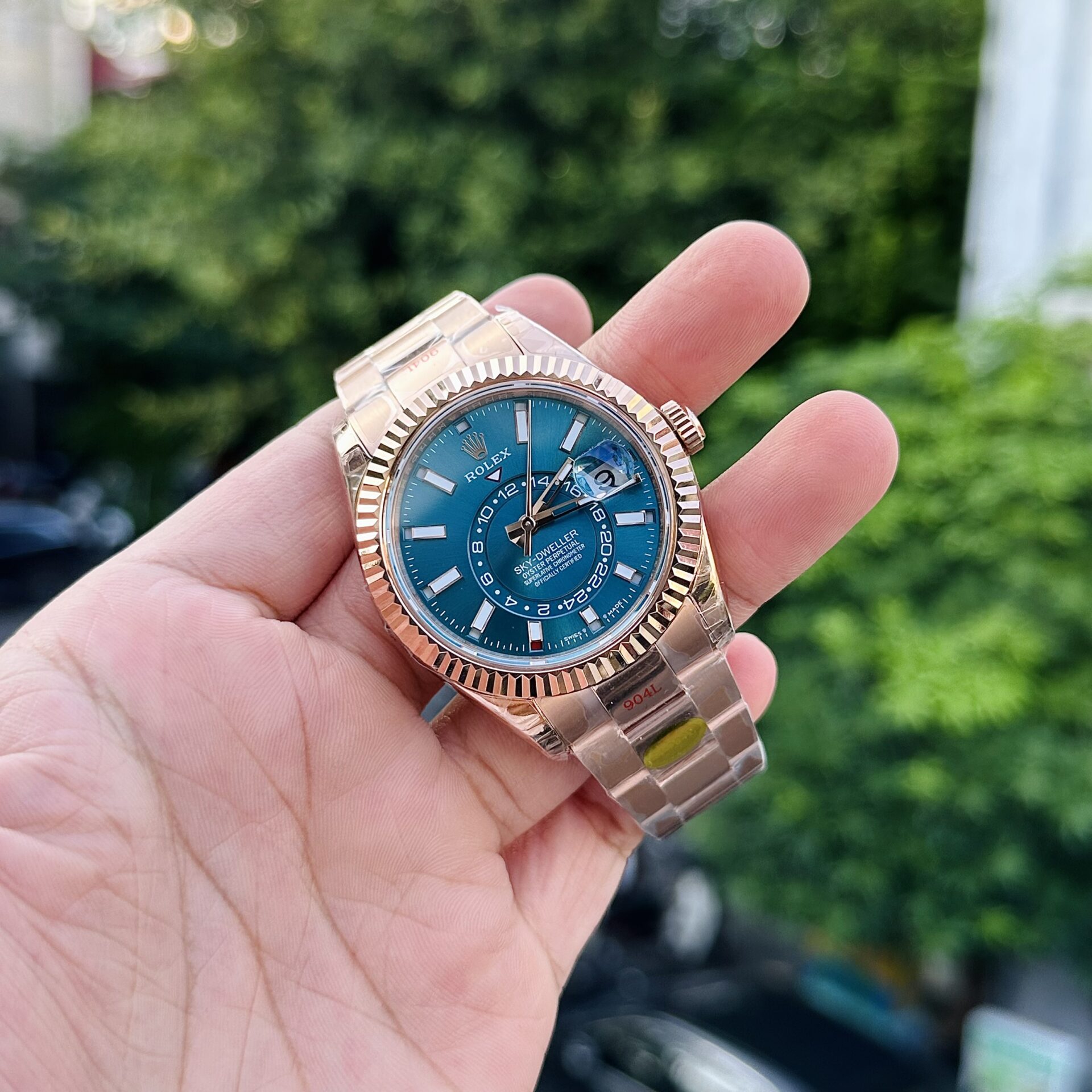 Rolex Replica 1:1 Watch Sky-Dweller 336935 Blue Dial Noob Factory 42mm - Top club