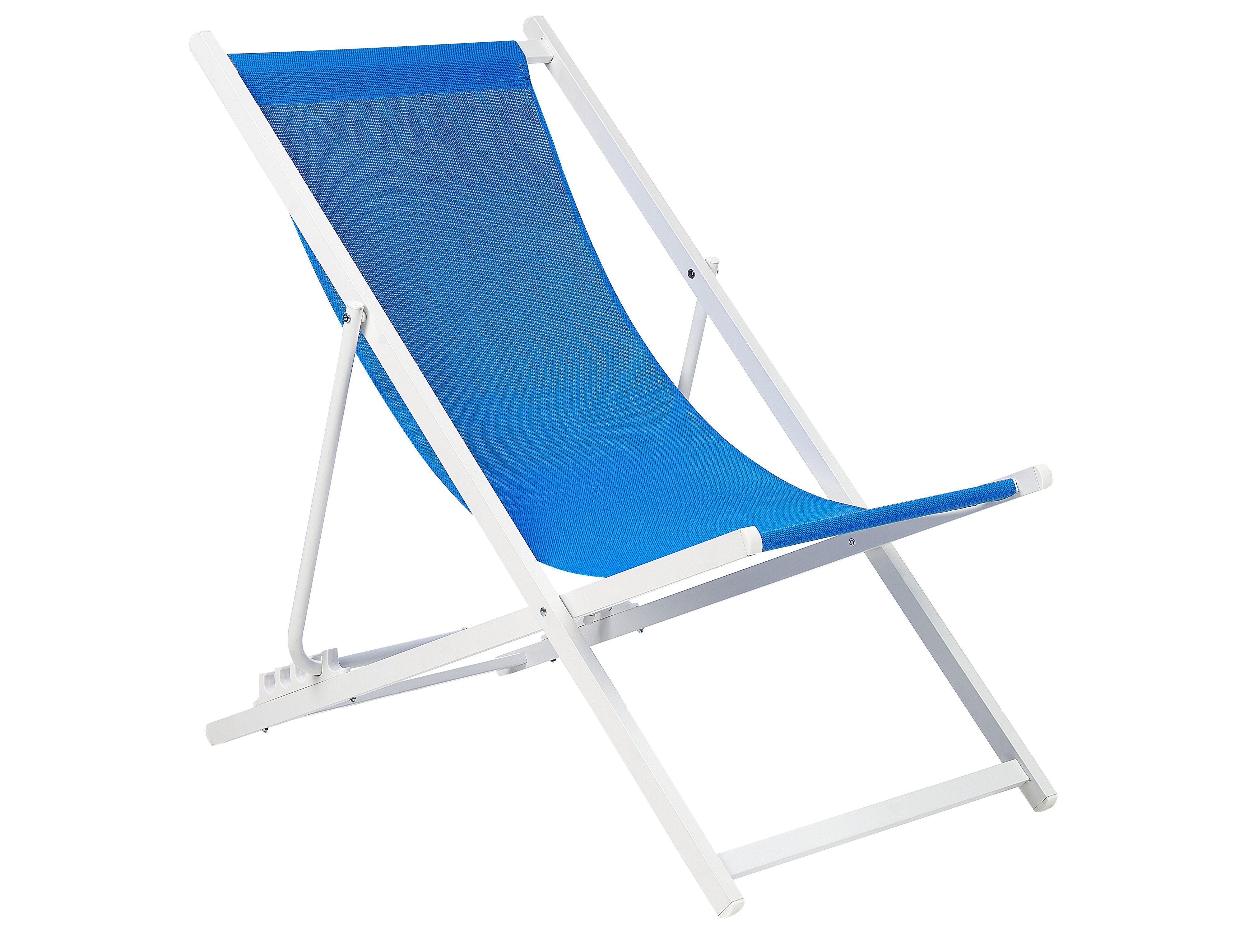Folding Deck Chair LOCRI II Metal Blue