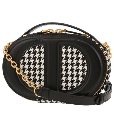 Dior Ovale CD shoulder bag in white leather1:1High-quality replica
