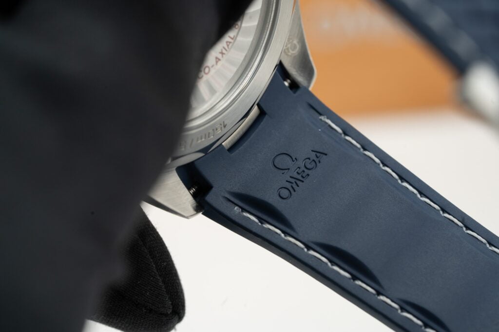 Omega Best Replica Watch Seamaster Aqua Terra Blue Dial Rubber Strap 43mm - Top club