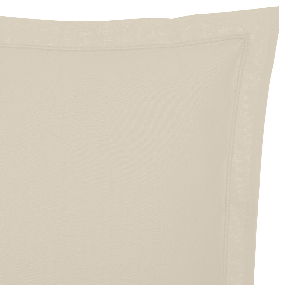 Pillowcase, cotton Beige, 50x70 cm