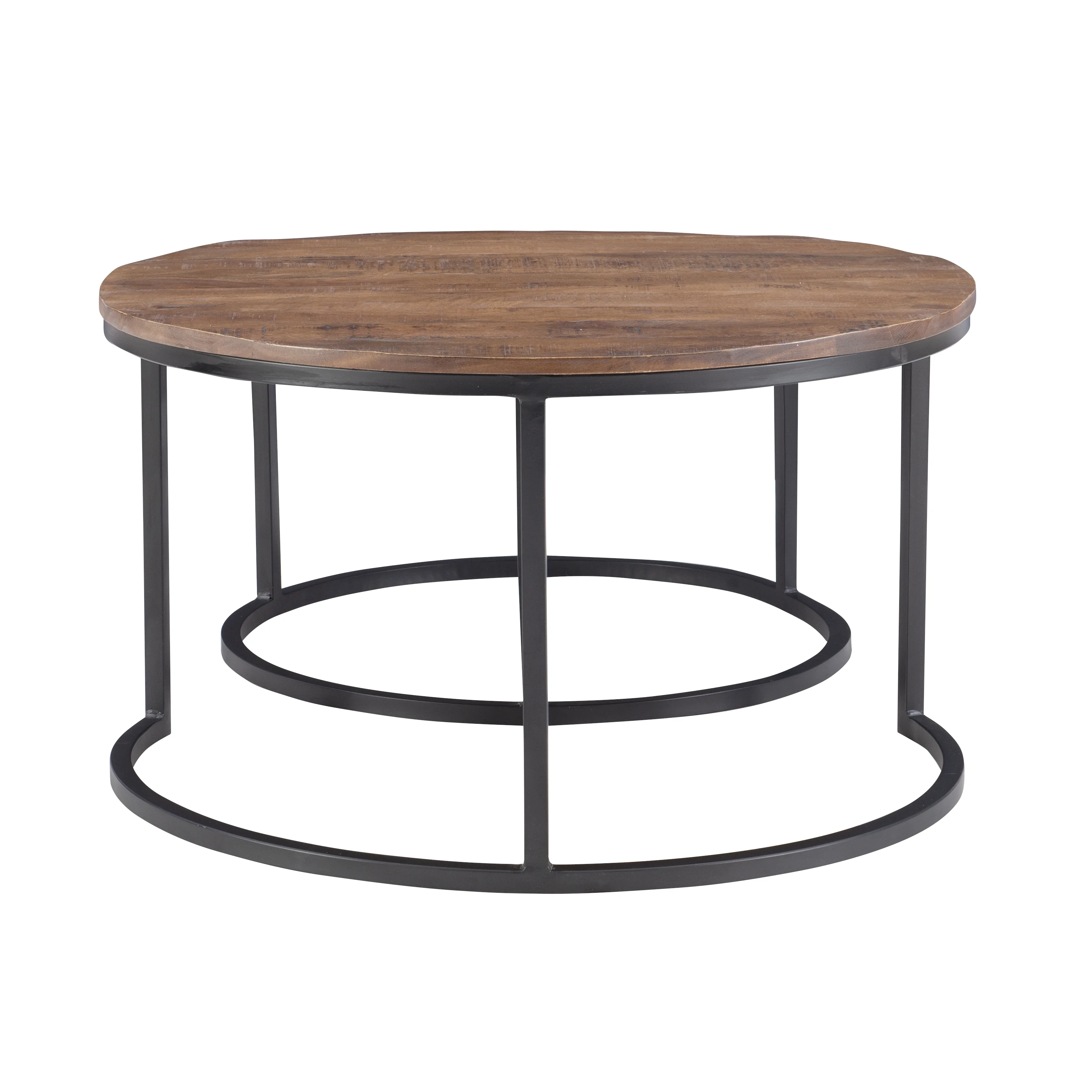 Darden Bohemian Nesting Coffee Tables, Set of 2, Black/Brown - Image 8