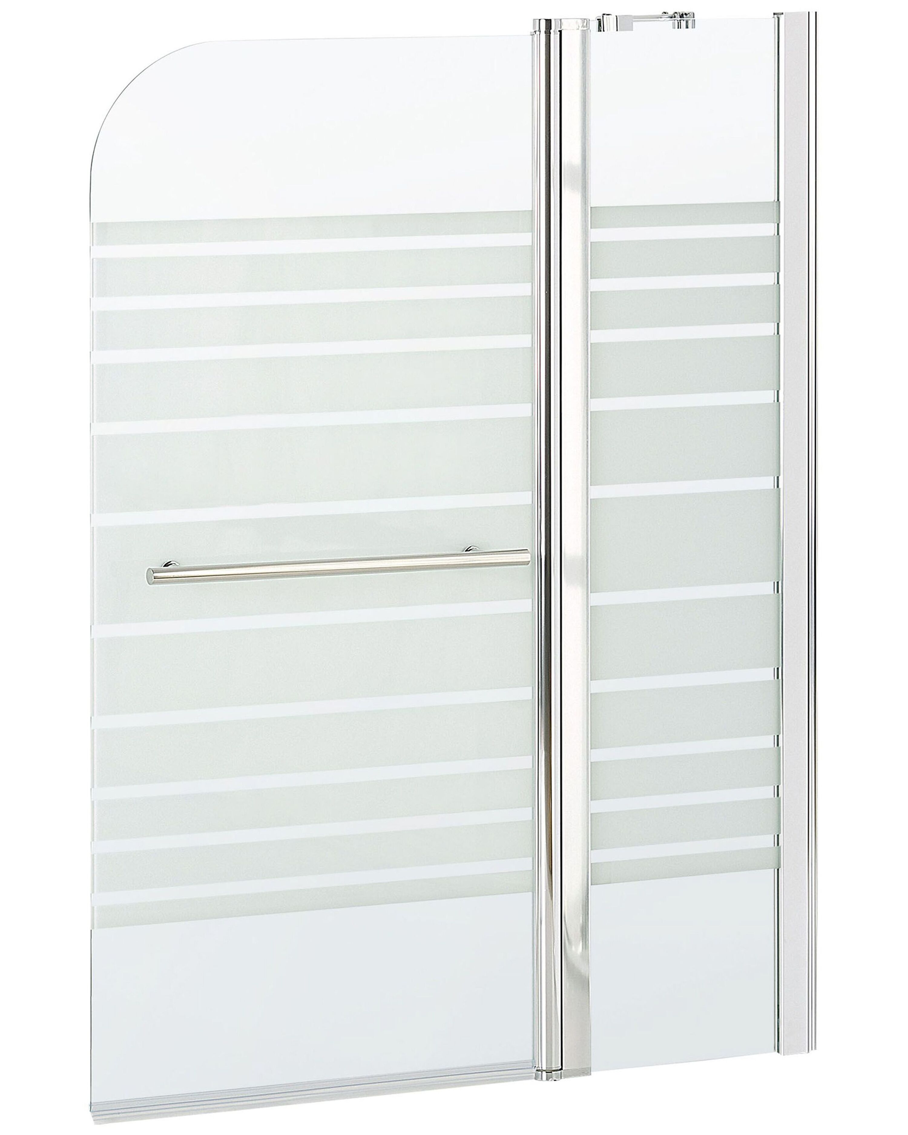Shower Bath Screen TUAPI II 1400 x 1200 mm Silver