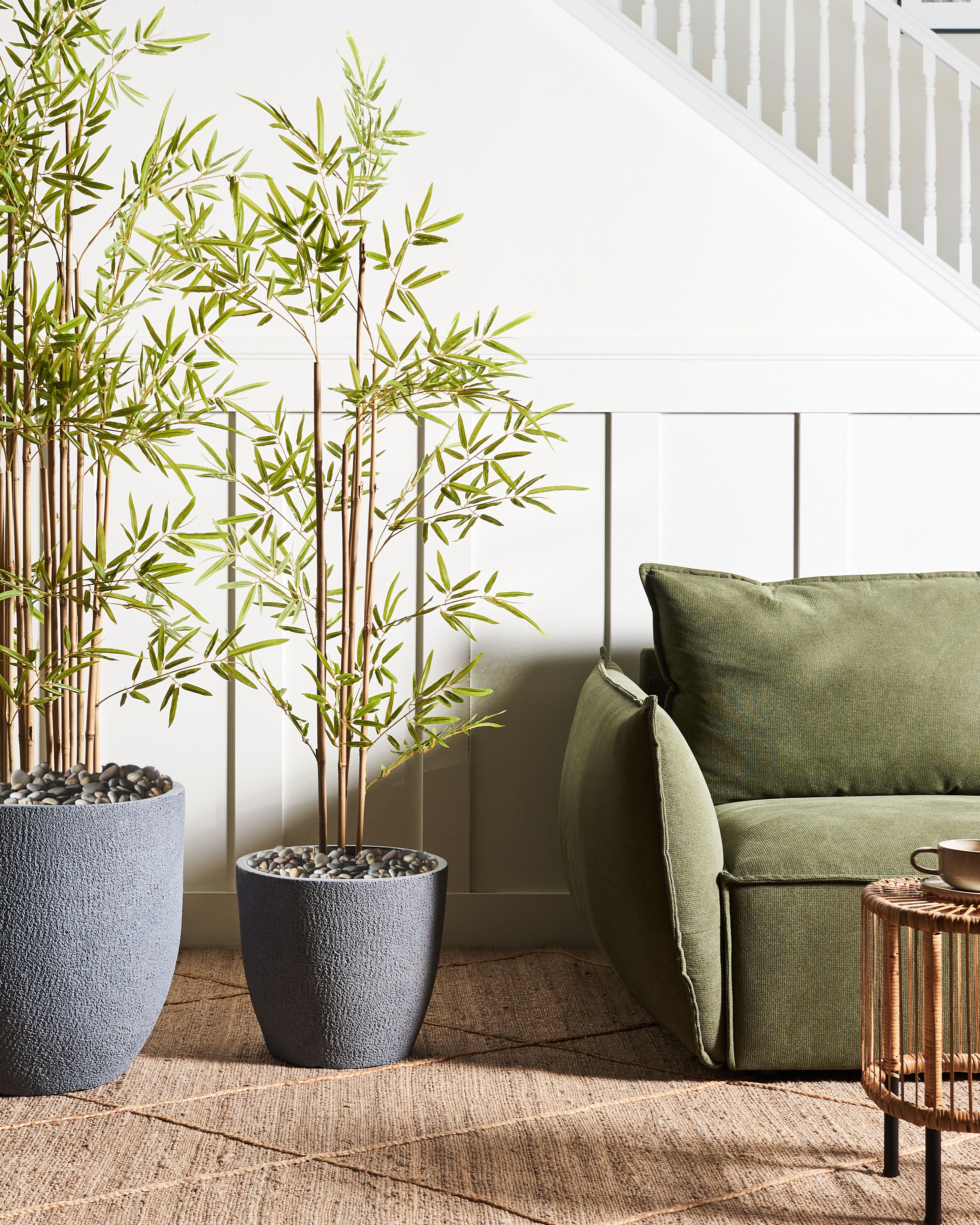 Plant Pot KANNIA 36 cm Light Grey