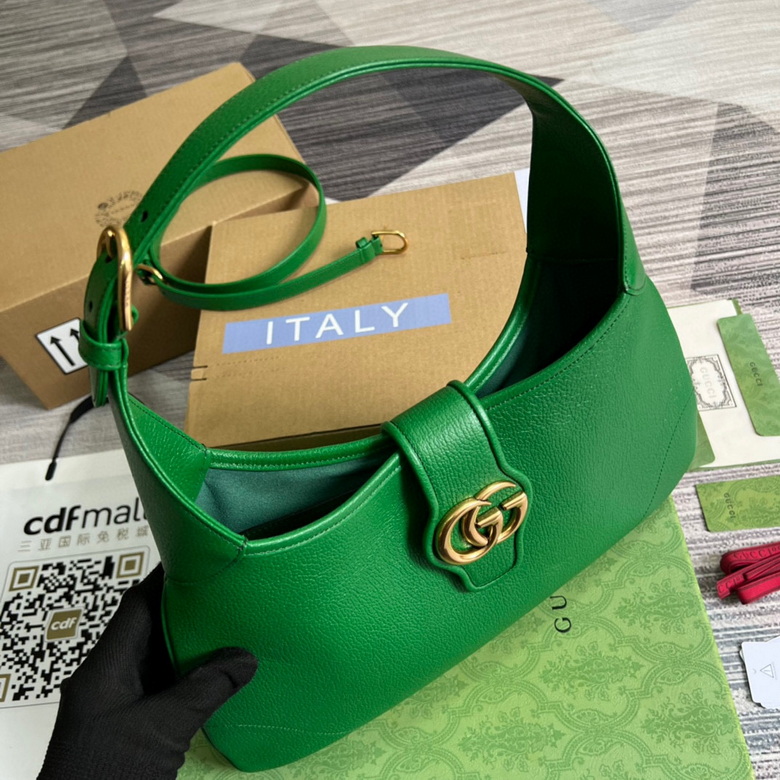 Aphrodite medium shoulder bag Green Leather – GB0231:1High-quality replica