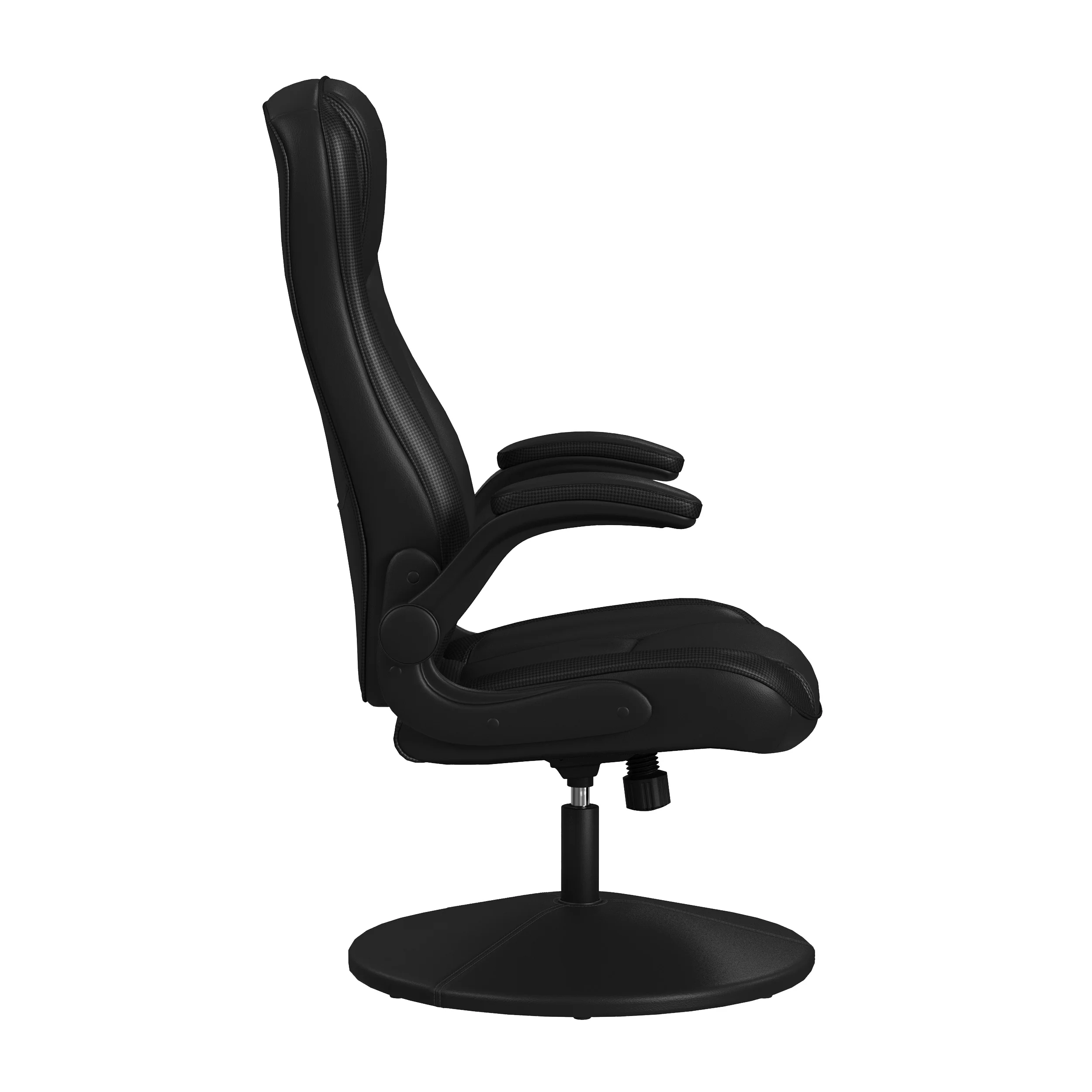 RESPAWN 800 Swivel Rocker Gaming Chair - Ergonomic Floor Gaming Seat with Lumbar Support, Flip Up Armrest, High Back, Pedestal Base, Comfortable No Wheels Console Video Game Rocker Chair - Red - Image 52