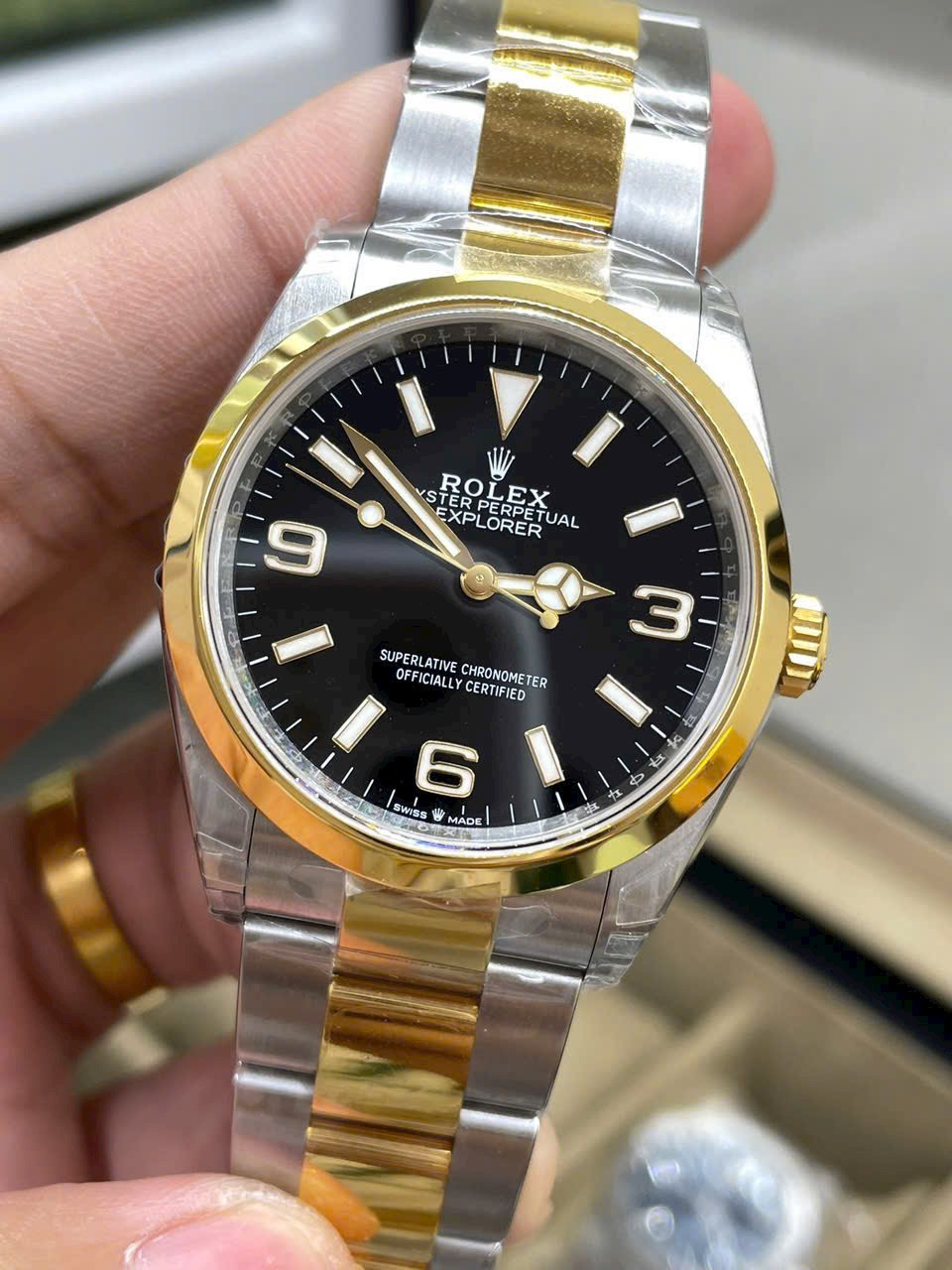 Rolex Replica Watches Explorer 124273 Dial Black VS Factory 36mm - Top club