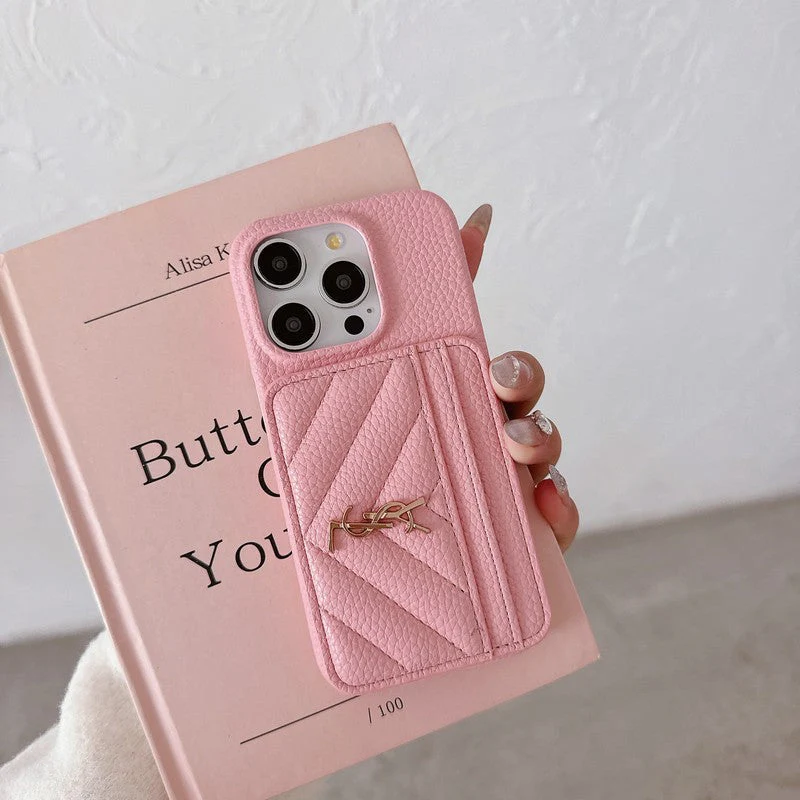 Saint Card Bag Leather iPhone Case - Wholesale & Influencer