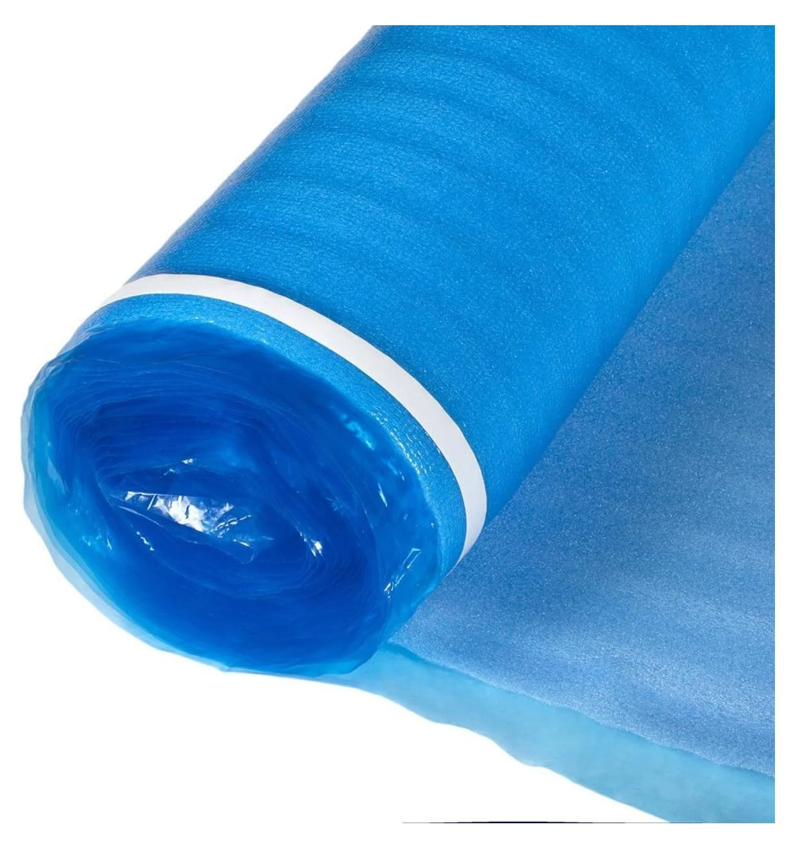 3in1 Vapor Barrier Flooring Underlayment w/Overlap and pre-Attached Tape Strip - Bestlaminate- 2mm - 500sq.ft (Bundle 5 Rolls Each 100 sg.ft.)