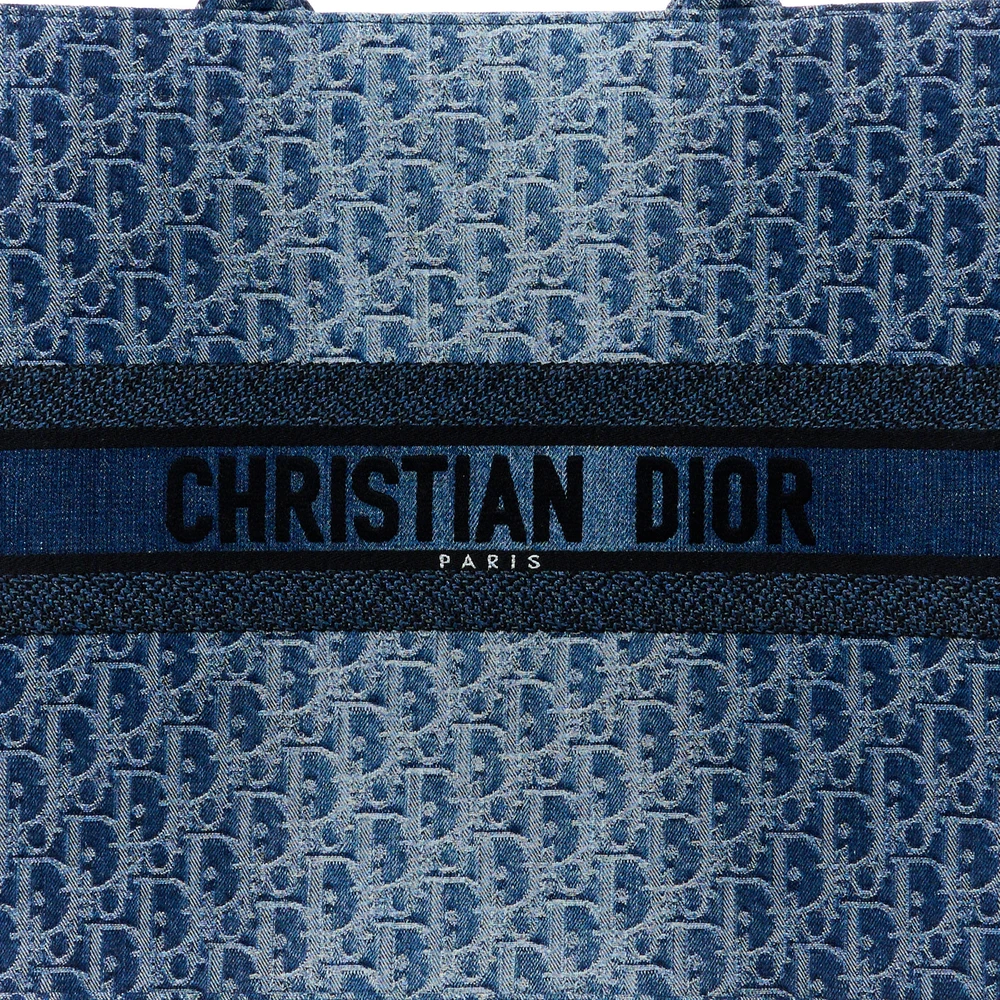 Discover Mirror Quality Dior Blue Oblique Totes1:1High-quality replica