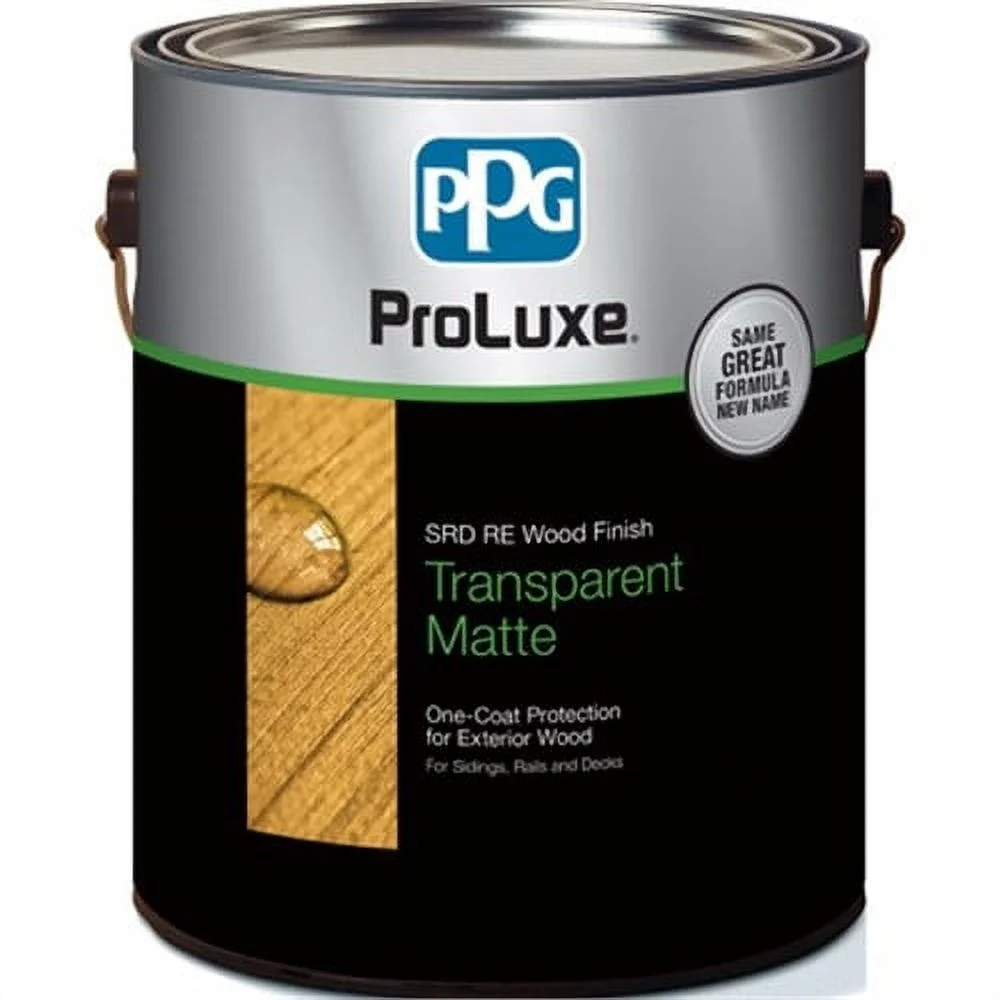 1 gal ProLuxe SIK250-045 Mahogany SRD RE Reduced Emissions One-Coat Protection for Exterior Wood, Transparent Matte