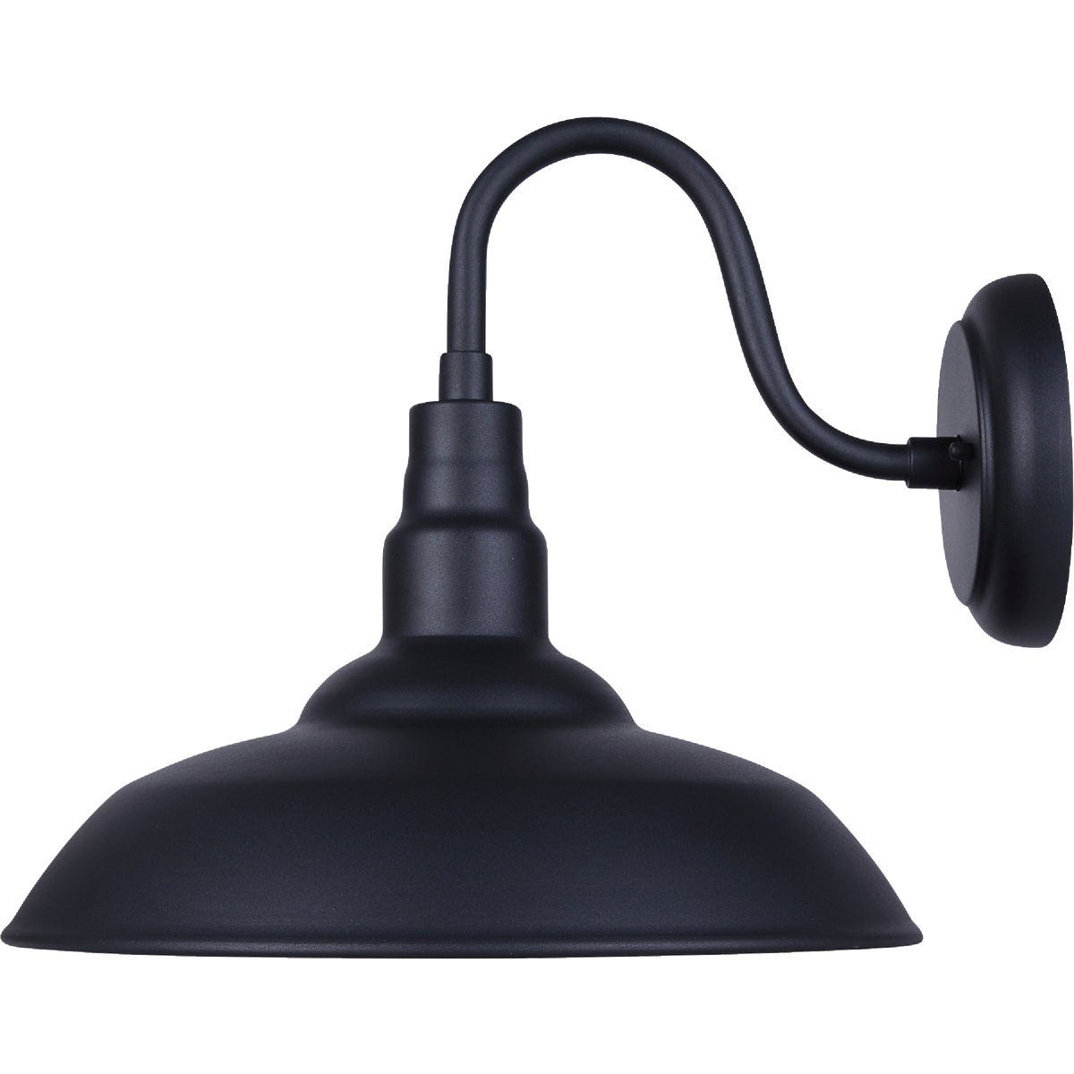 Canarm Valec 100W Black Goose Neck Wall Light Fixture