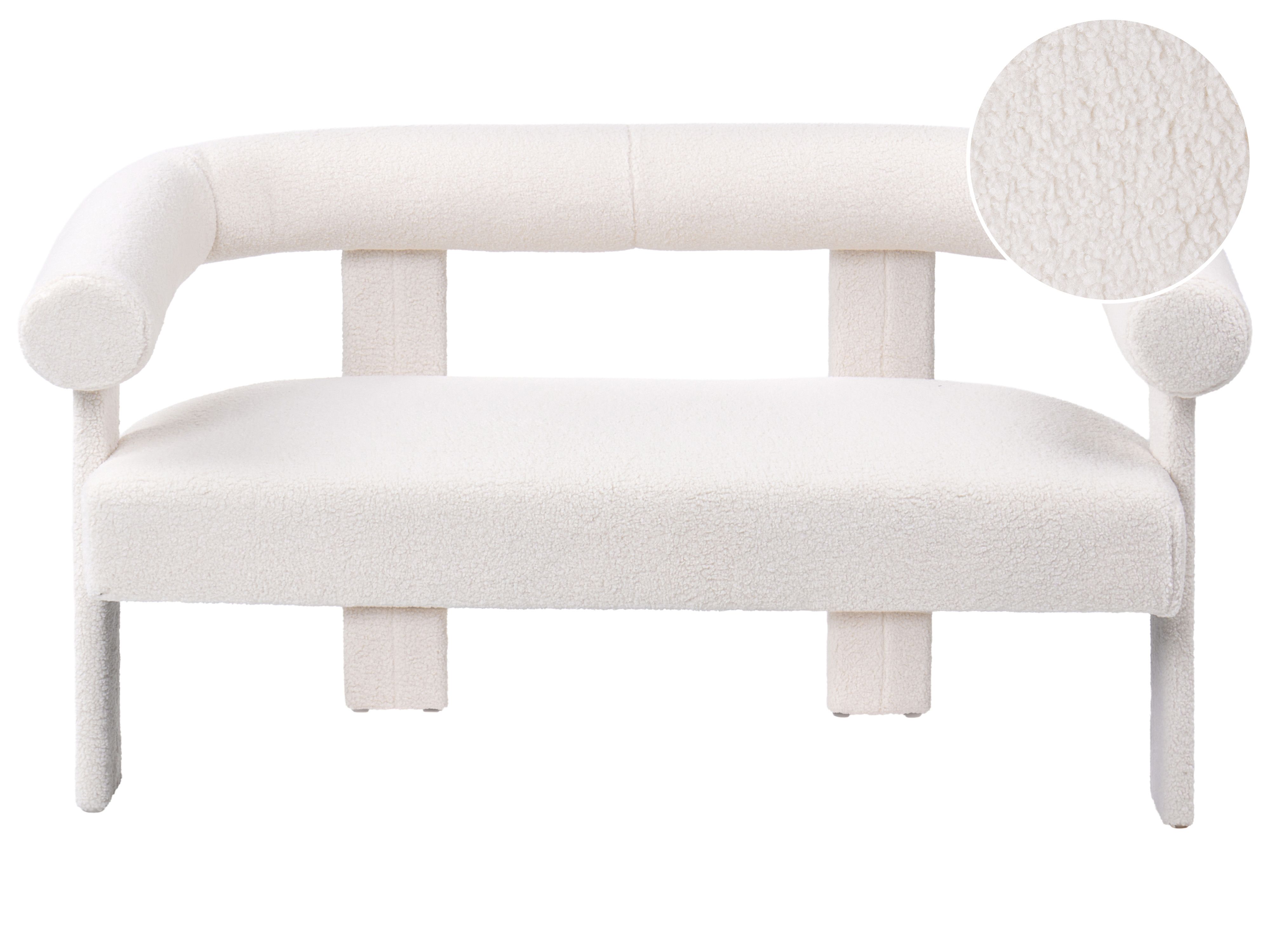Sofa 2 Seater ILBRO Boucle Off-White