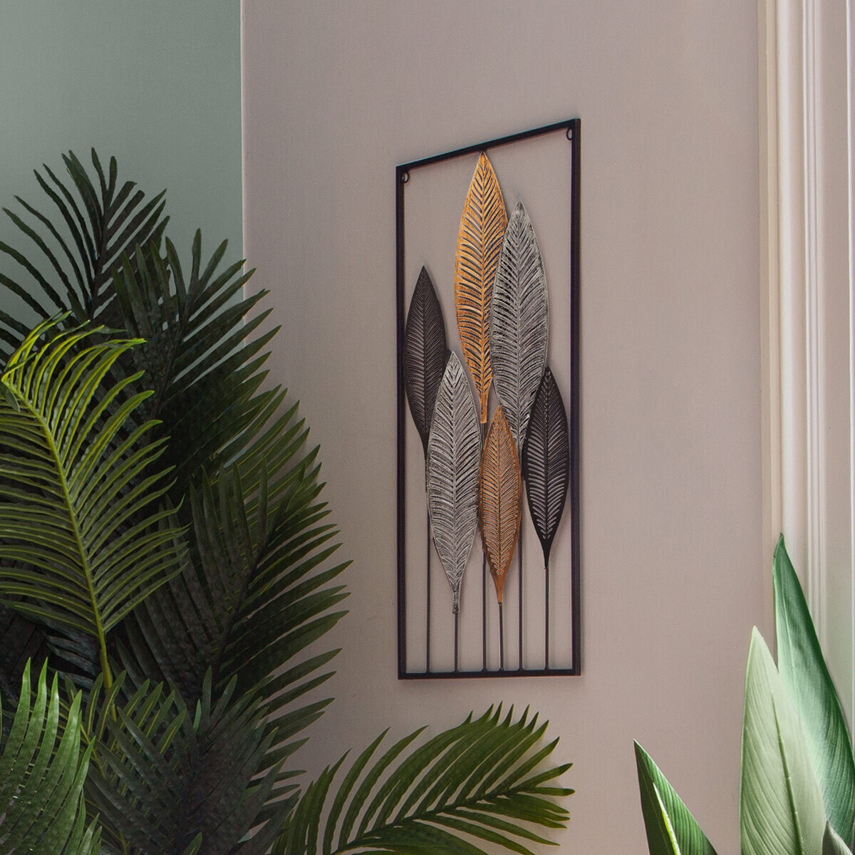 Wall decoration"Foglia" 37x65 cm