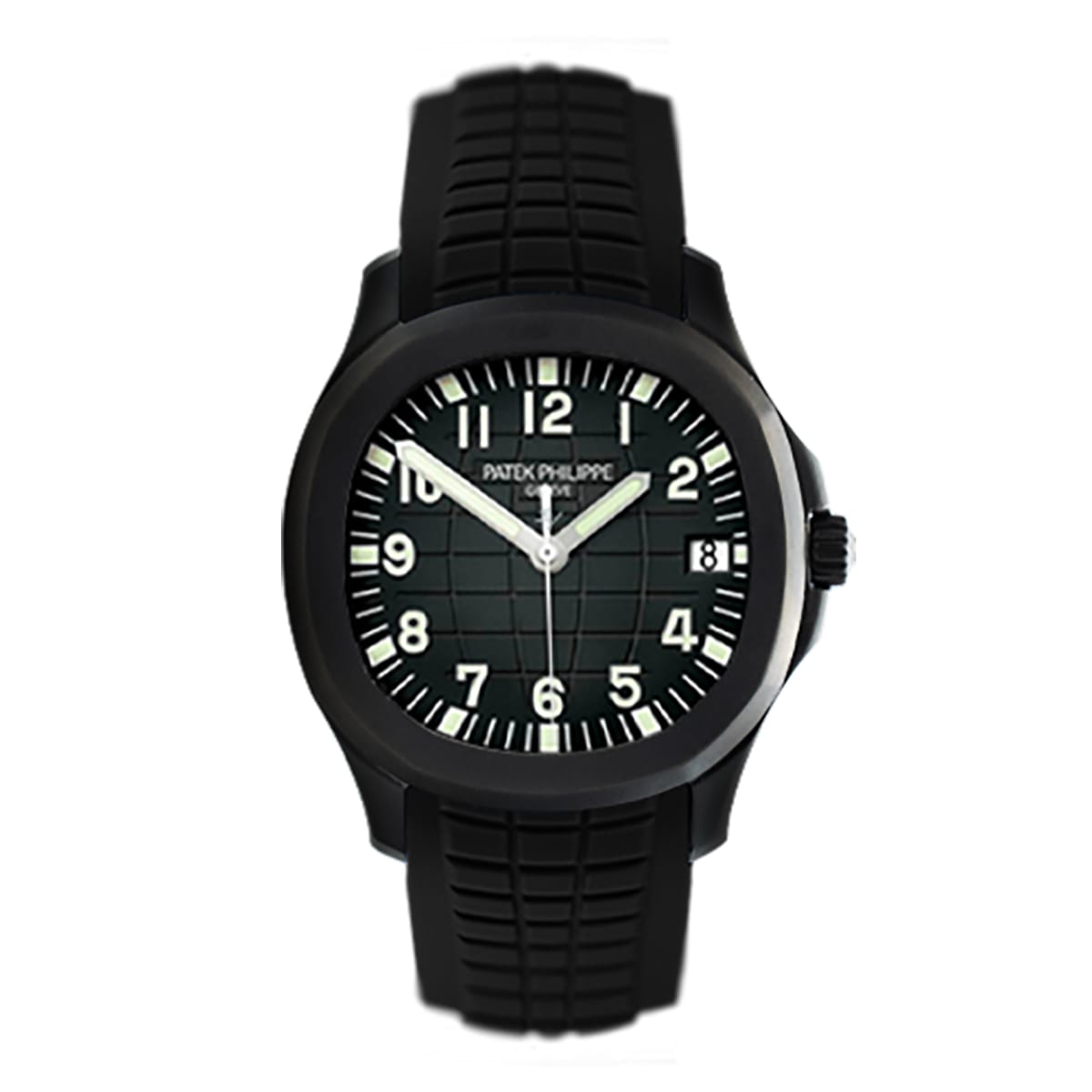 Fake Patek Philippe Replica Watch Aquanaut Limited Edition Black DLC-PVD(1:1 replica) - Top club