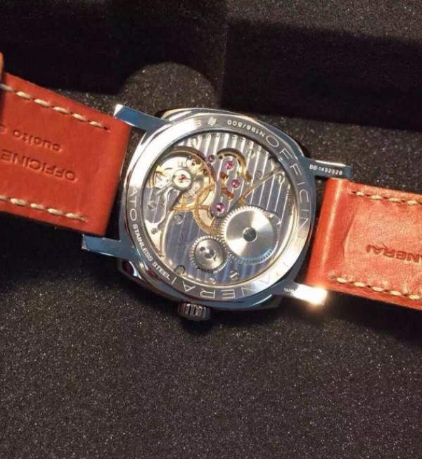Replica Panerai Radiomir PAM399 Brown leather strap - Top club
