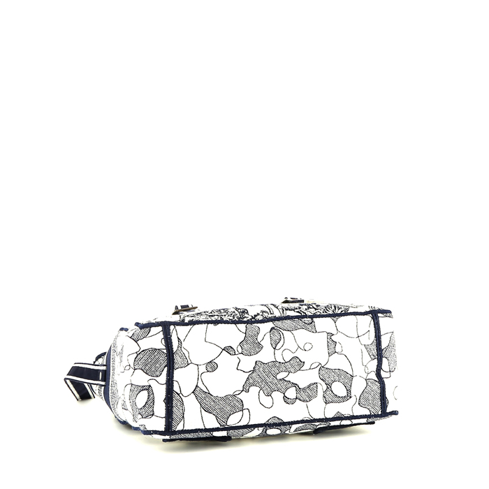 Dior Diorcamp shoulder bag in navy blue and white canvas1:1High-quality replica