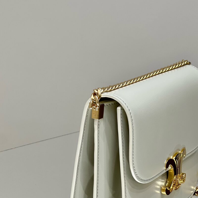 Replica Celine Teen Triomphe Bag White1:1High-quality replica