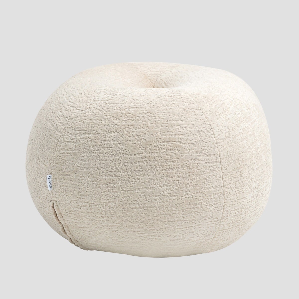Pufa LUNCTA Beżowa 82x52x34 cm