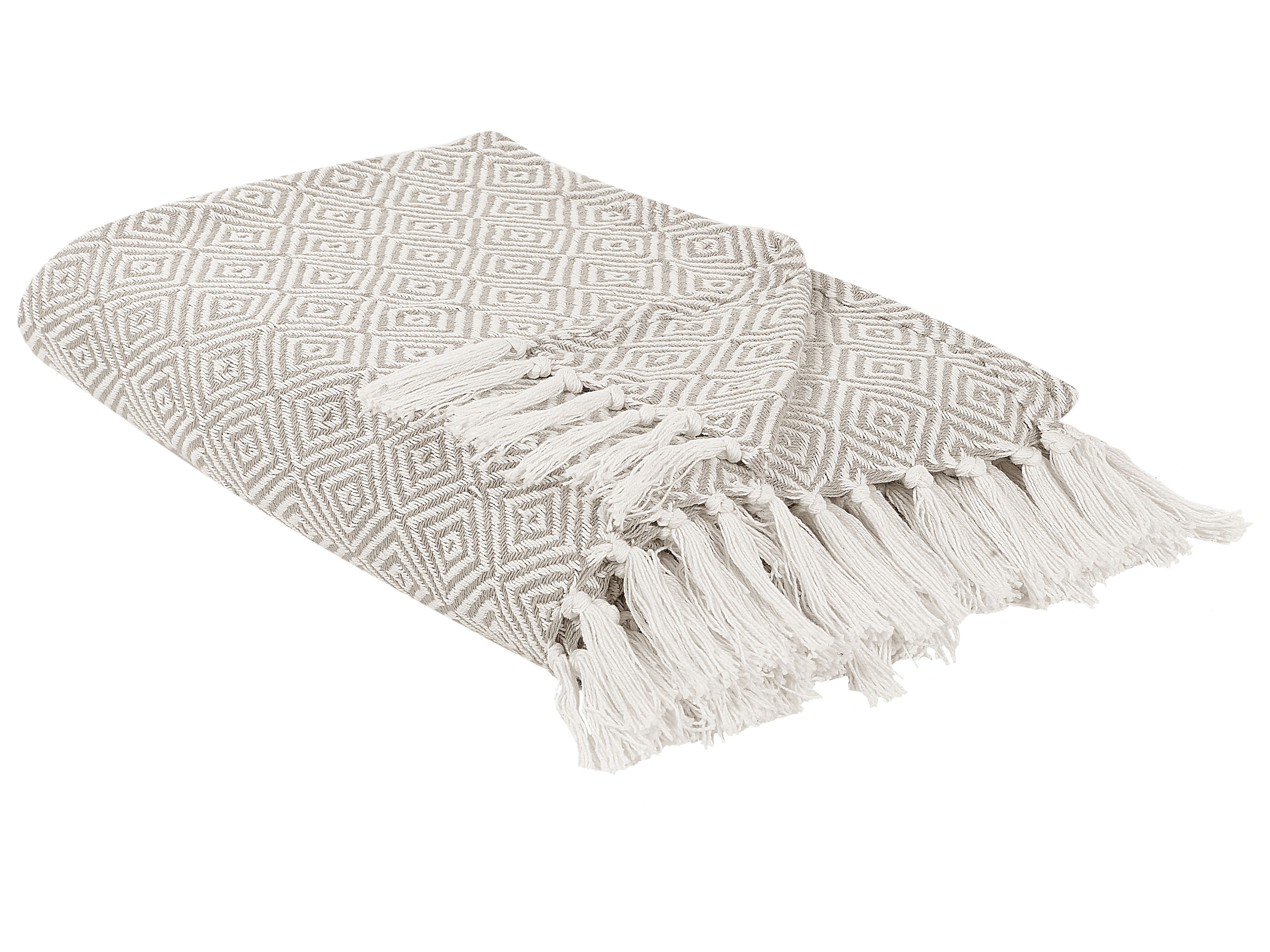 Bedspread TOUTLI Cotton 220 x 240 cm Taupe