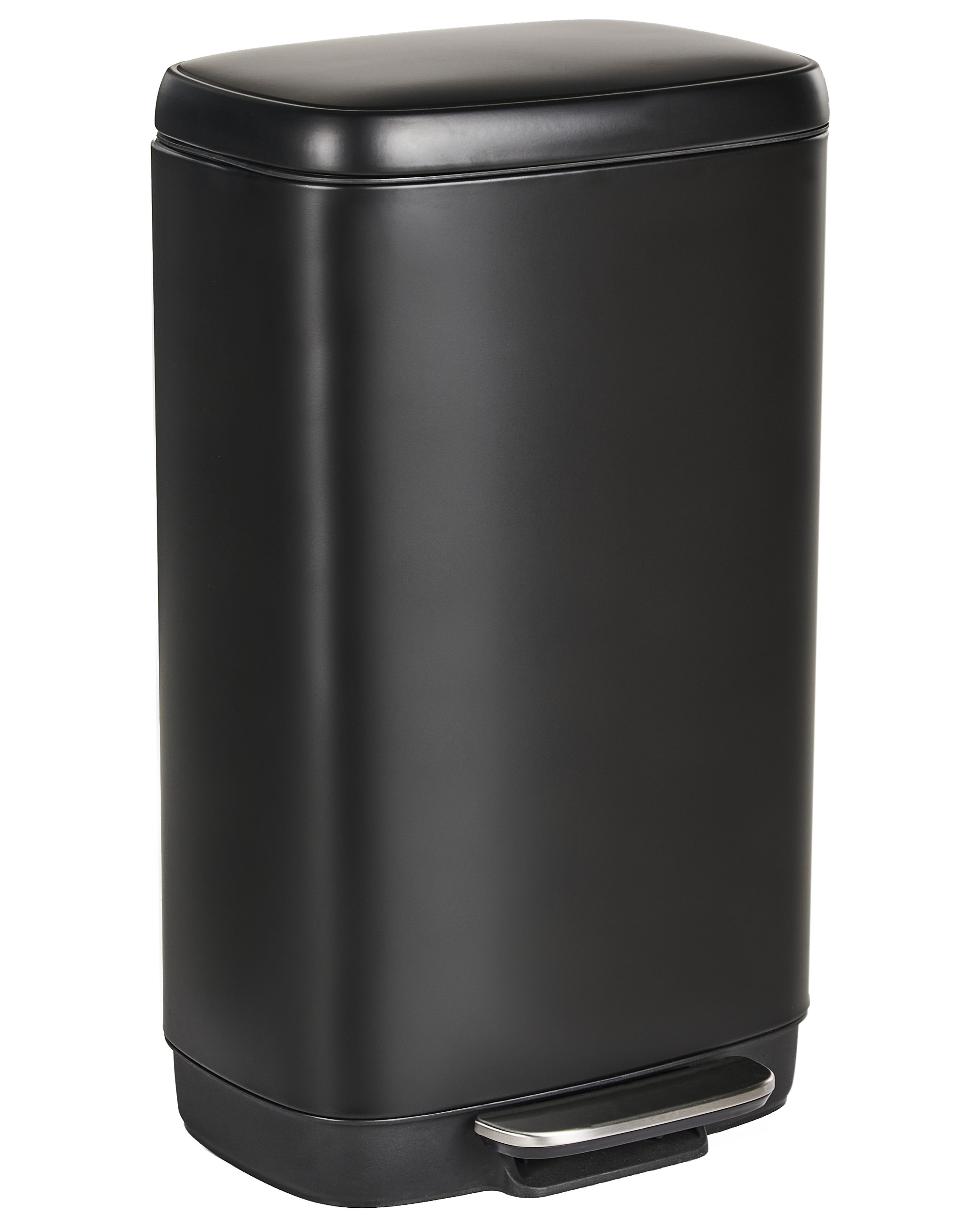 Pedal Waste Bin 30 L ECOCOLLECT Metal Black
