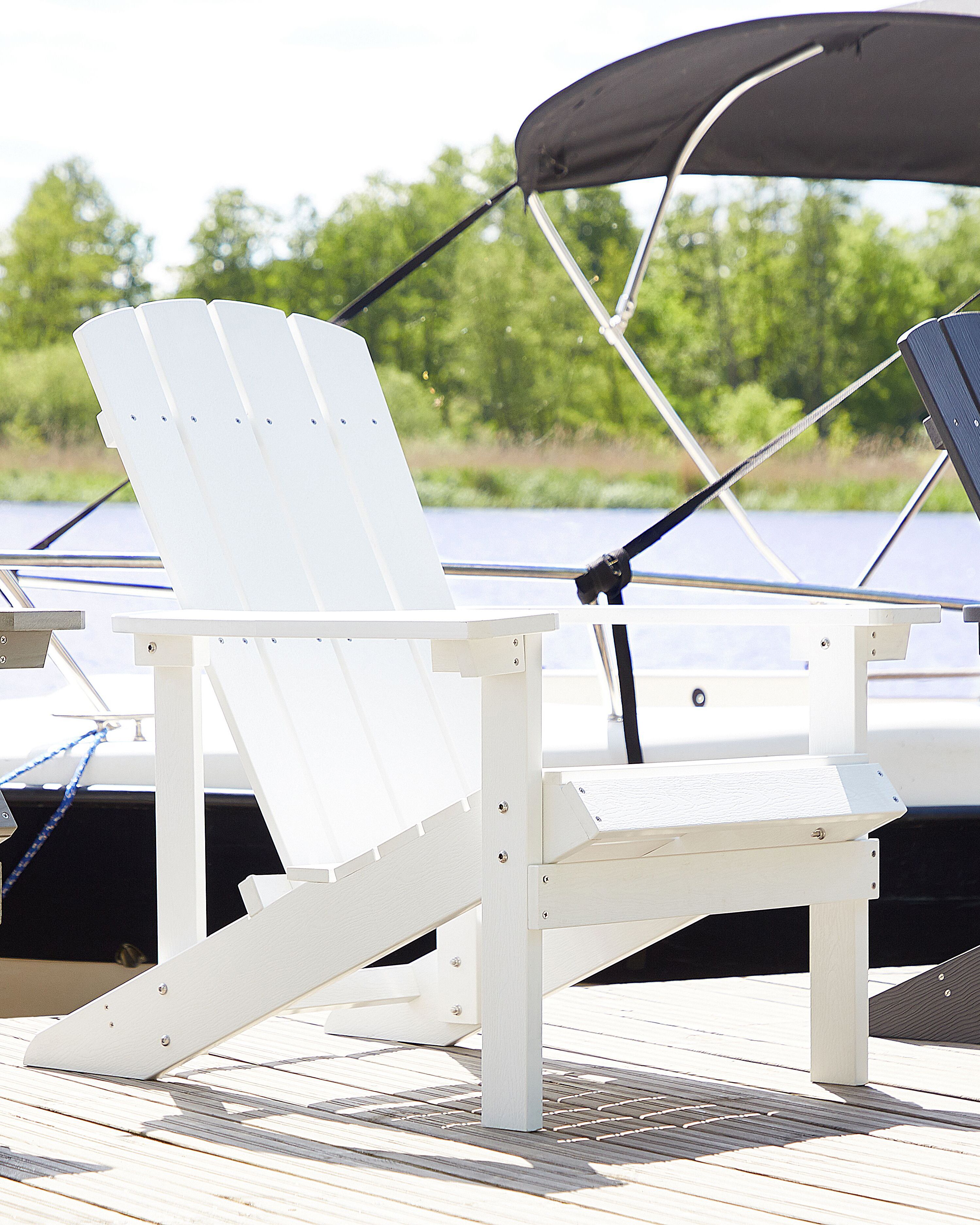 Garden Chair ADIRONDACK White
