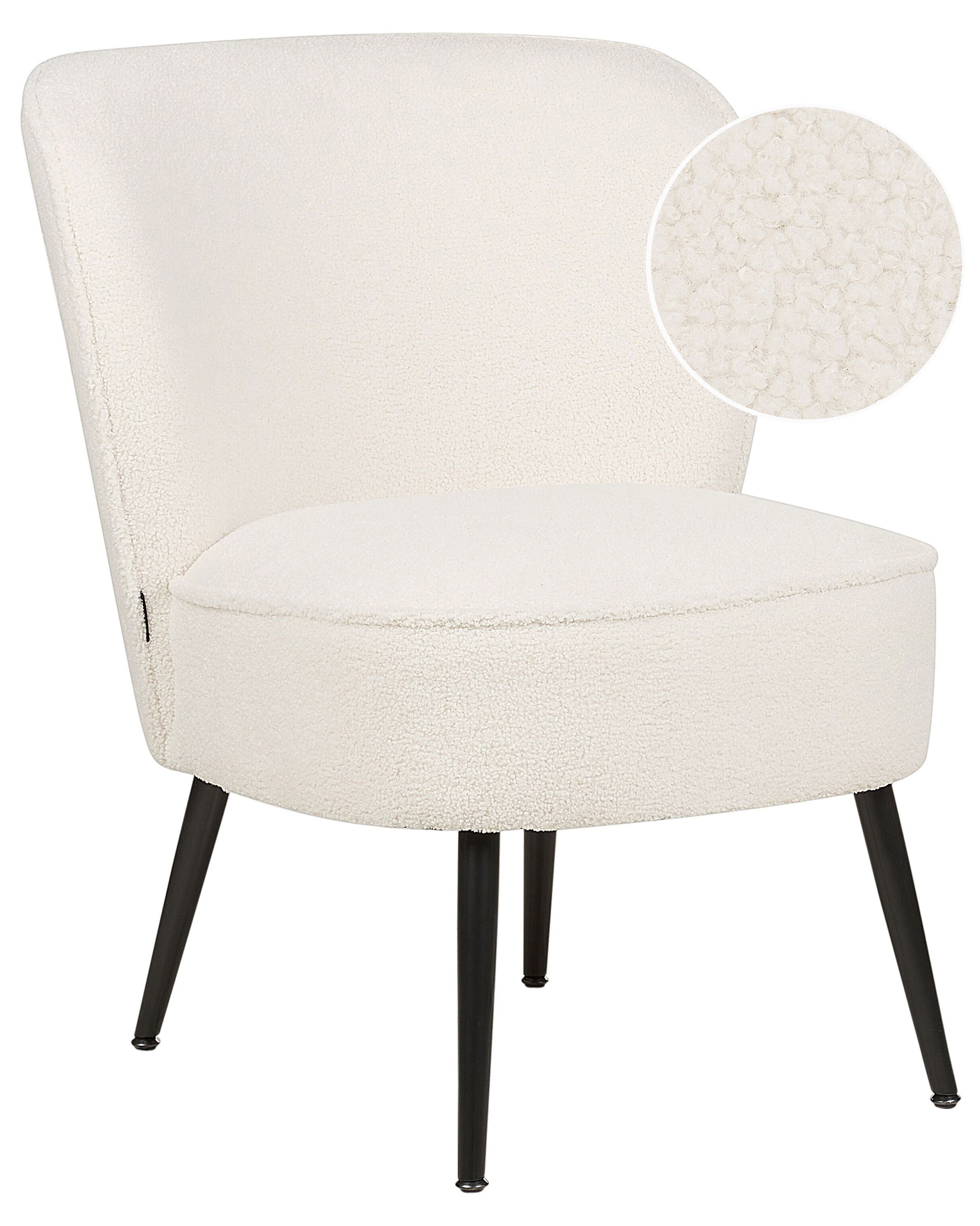 Armchair VOSS Boucle White
