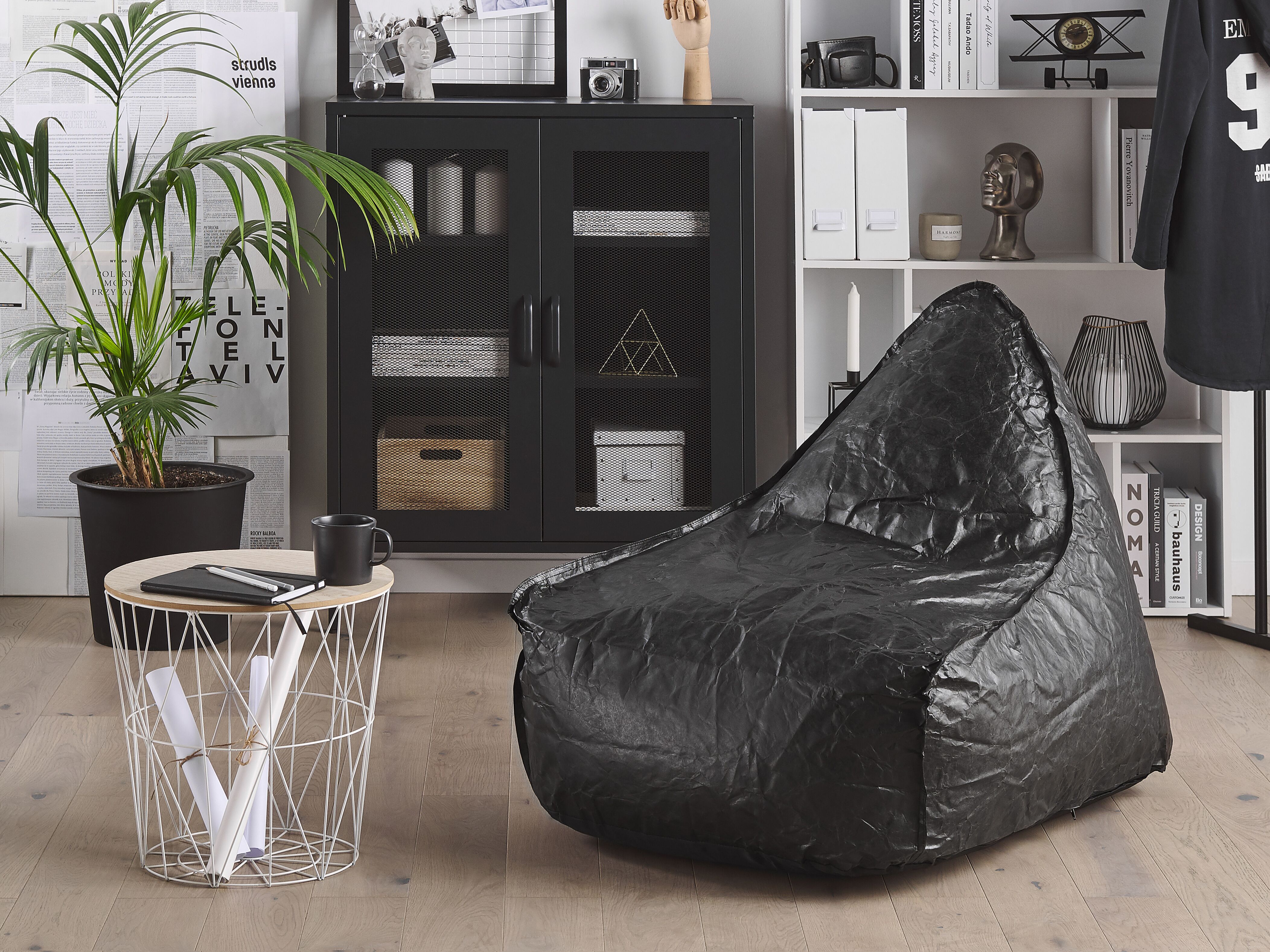 Bean Bag 200 L DROP 63 cm 75 cm Black