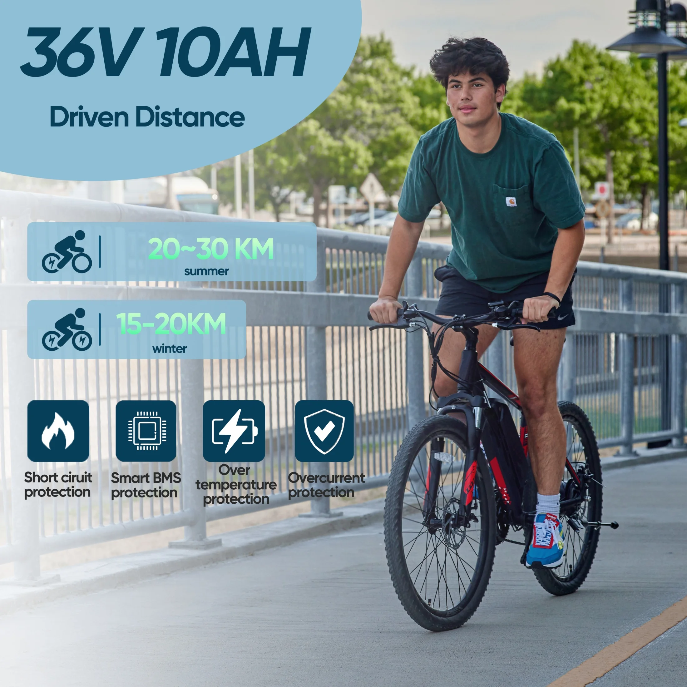 4Pin 36V 20AH Battery Electric Scooter Battery 750W 36V Ebike Battery for Adult Electric Bike Motor - Image 21