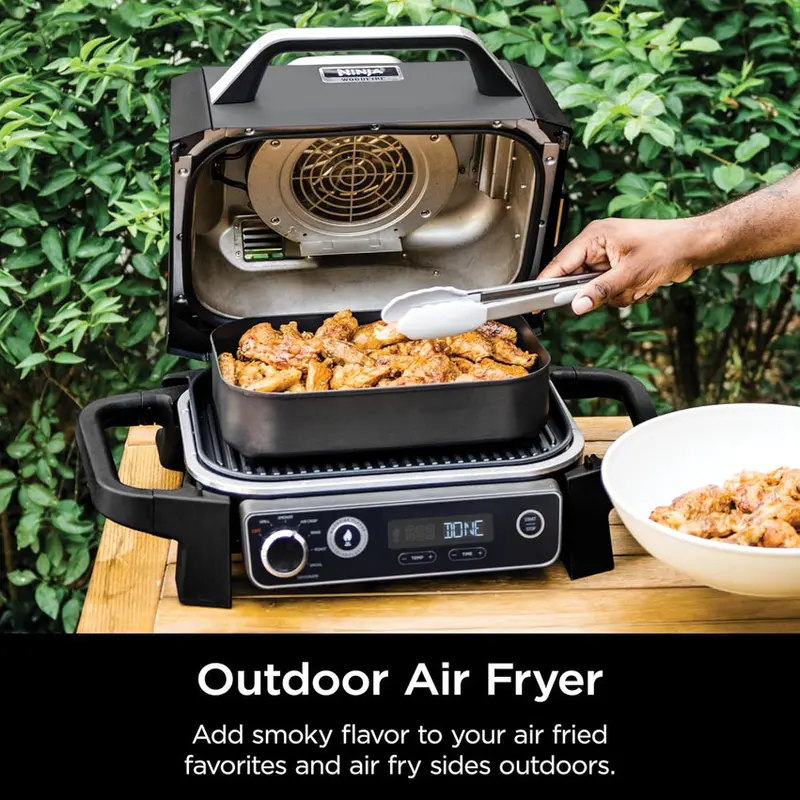 NINJA Woodfire Series 7-in-1 Portable Outdoor Grill & Smoker - Image 4 NINJA Woodfire Series 7-in-1 Portable Outdoor Grill & Smoker - Image 4