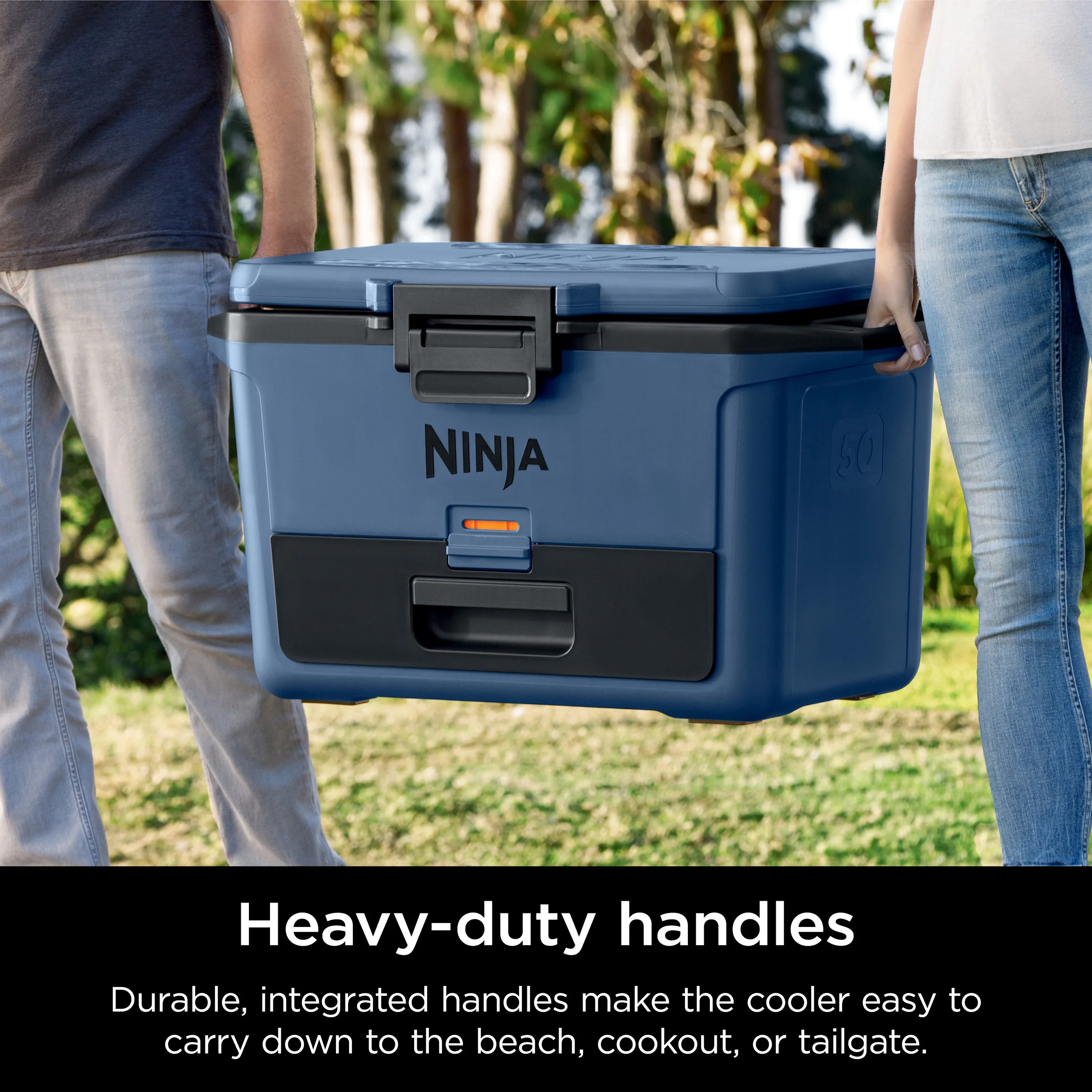 Ninja FrostVault 50qt Hard Cooler with Dry Zone, Gray, FB151GY - Image 33