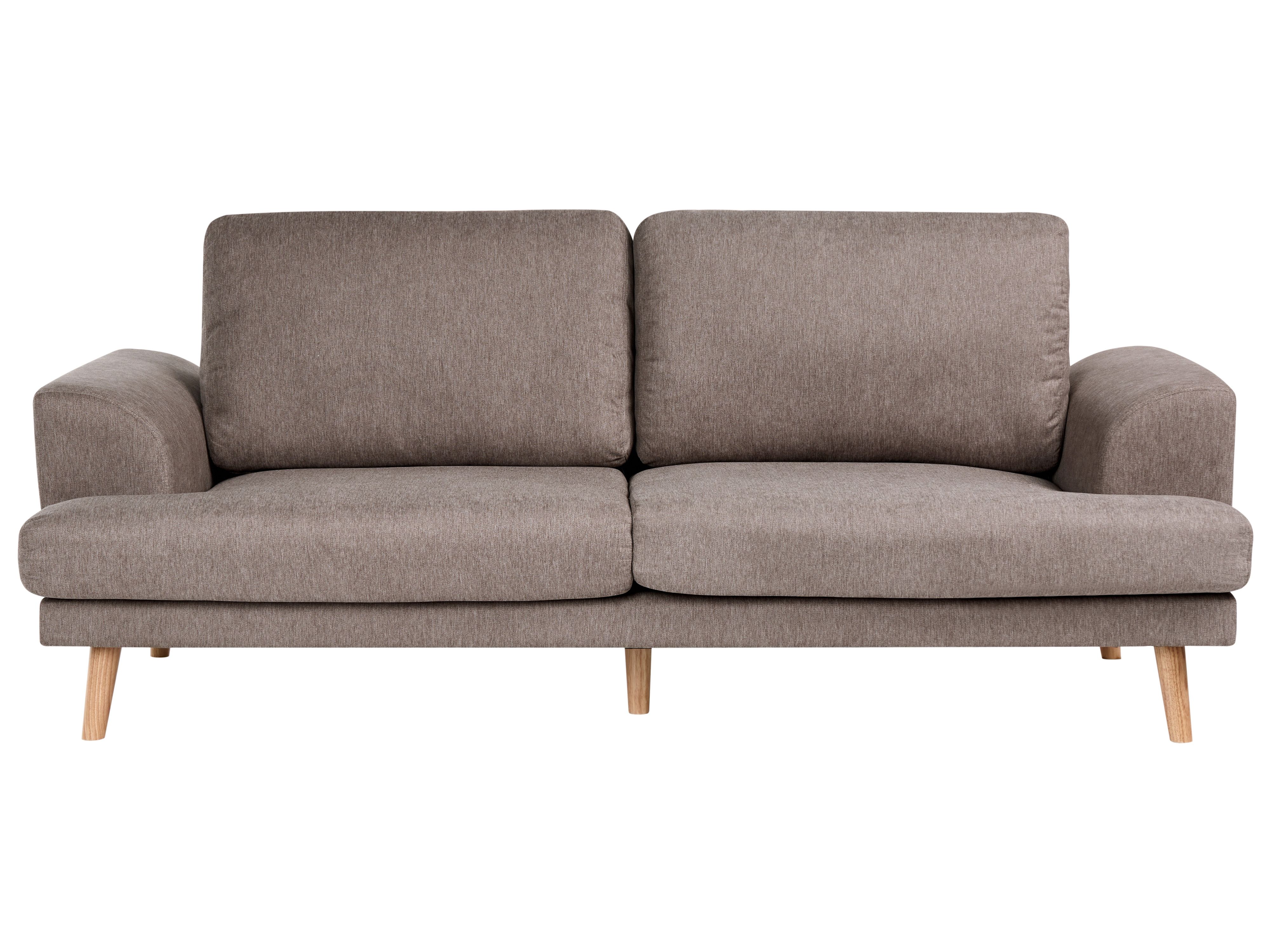 Sofa 3 Seater KILDAL Fabric Brown