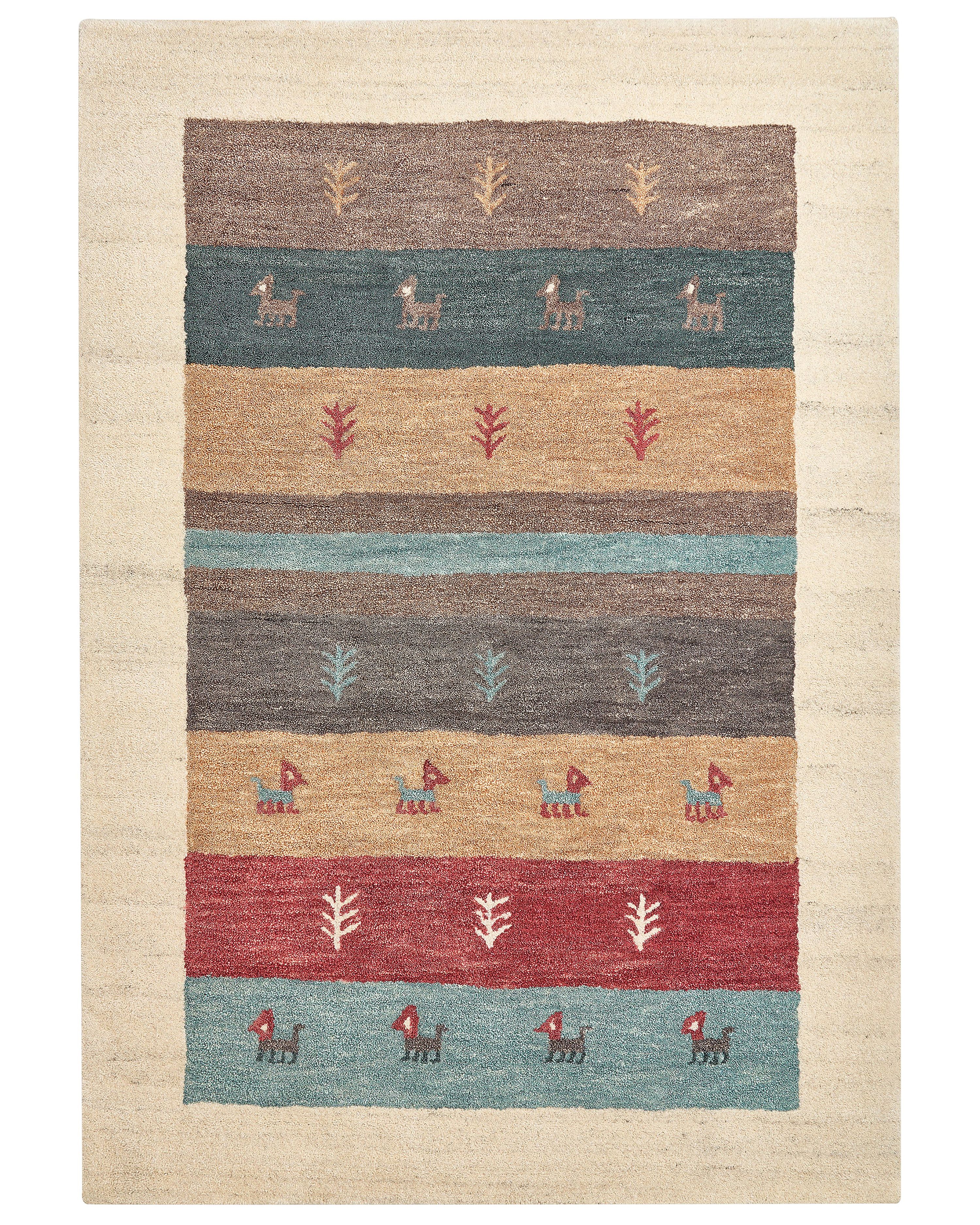 Rug SARILAR Multicolour 160 x 230 cm Wool Gabbeh