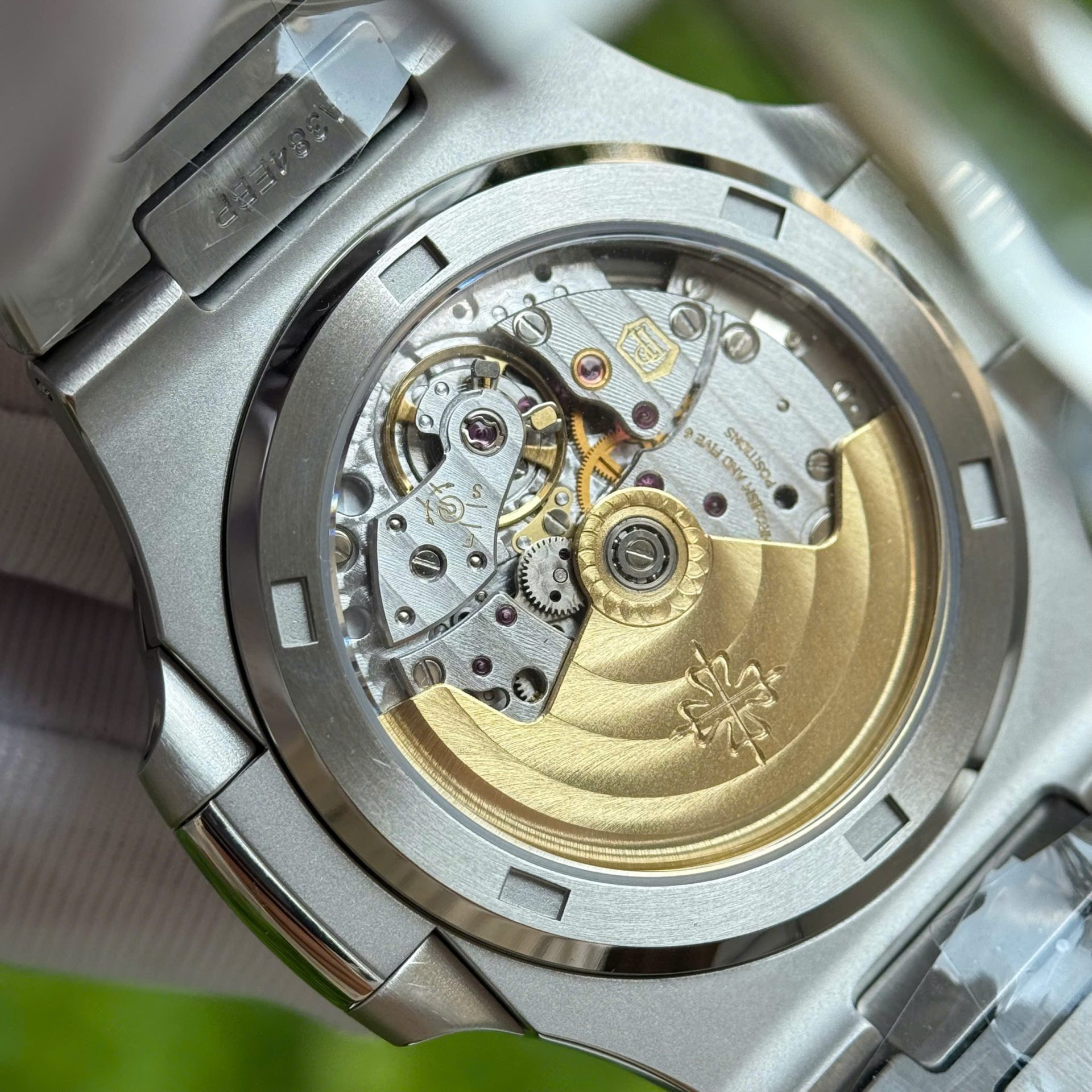 Patek Philippe Nautilus 5711 Clone Watches Green Dial Metal Wire Custom BBF Factory 40mm - Top club