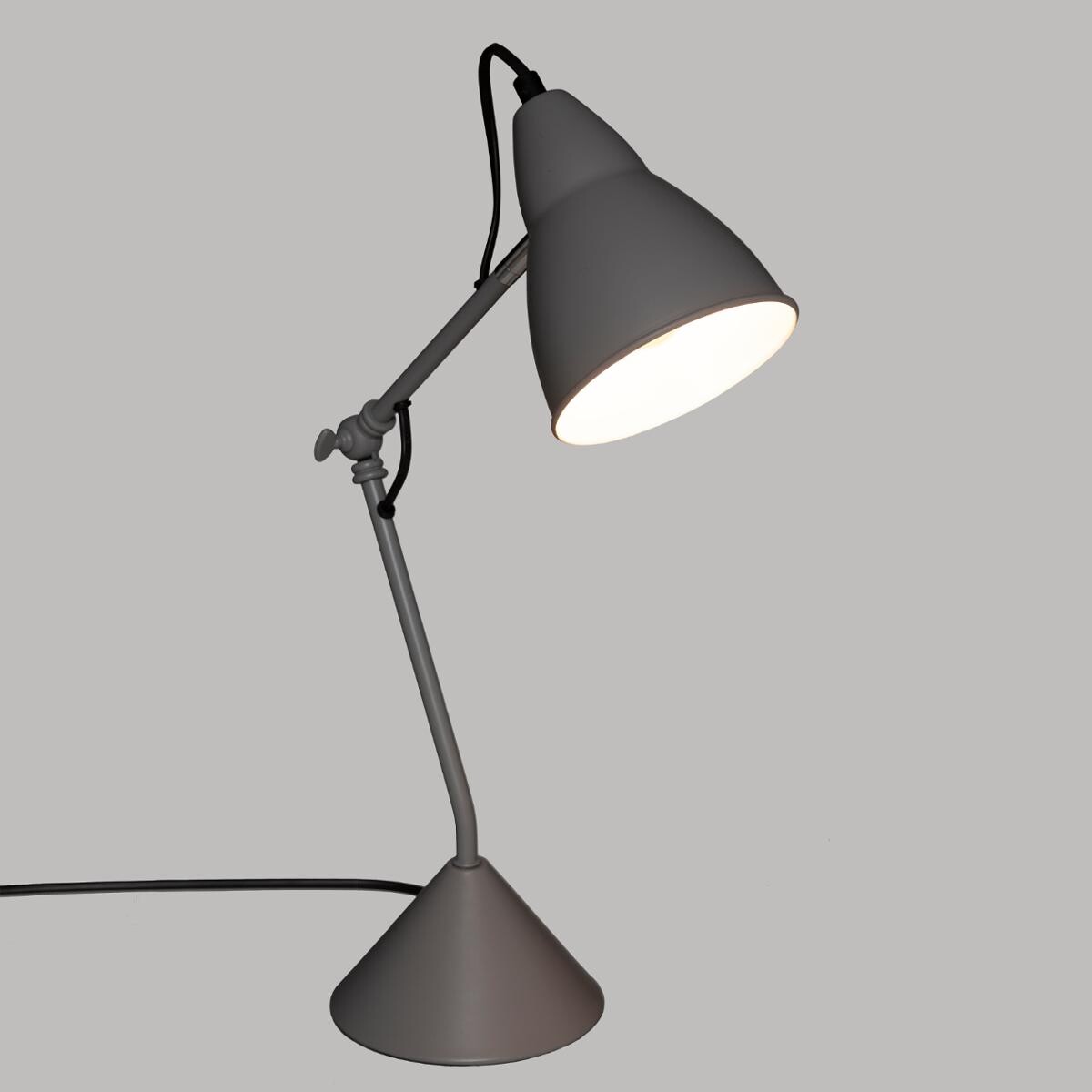 Arc lamp "Aude" Grey, H.62 cm