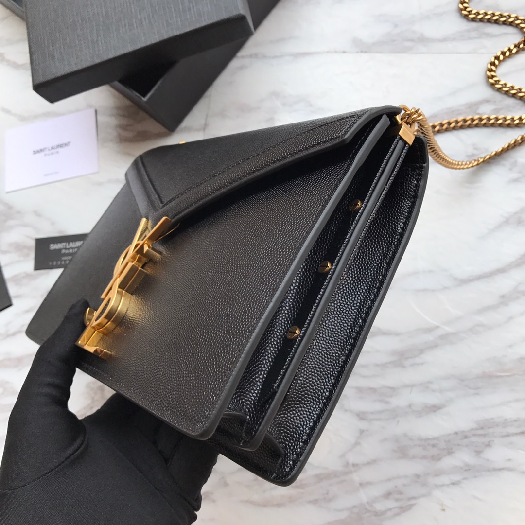 CASSANDRA MONOGRAM CLASP BAG IN OSTRICH1:1High-quality replica