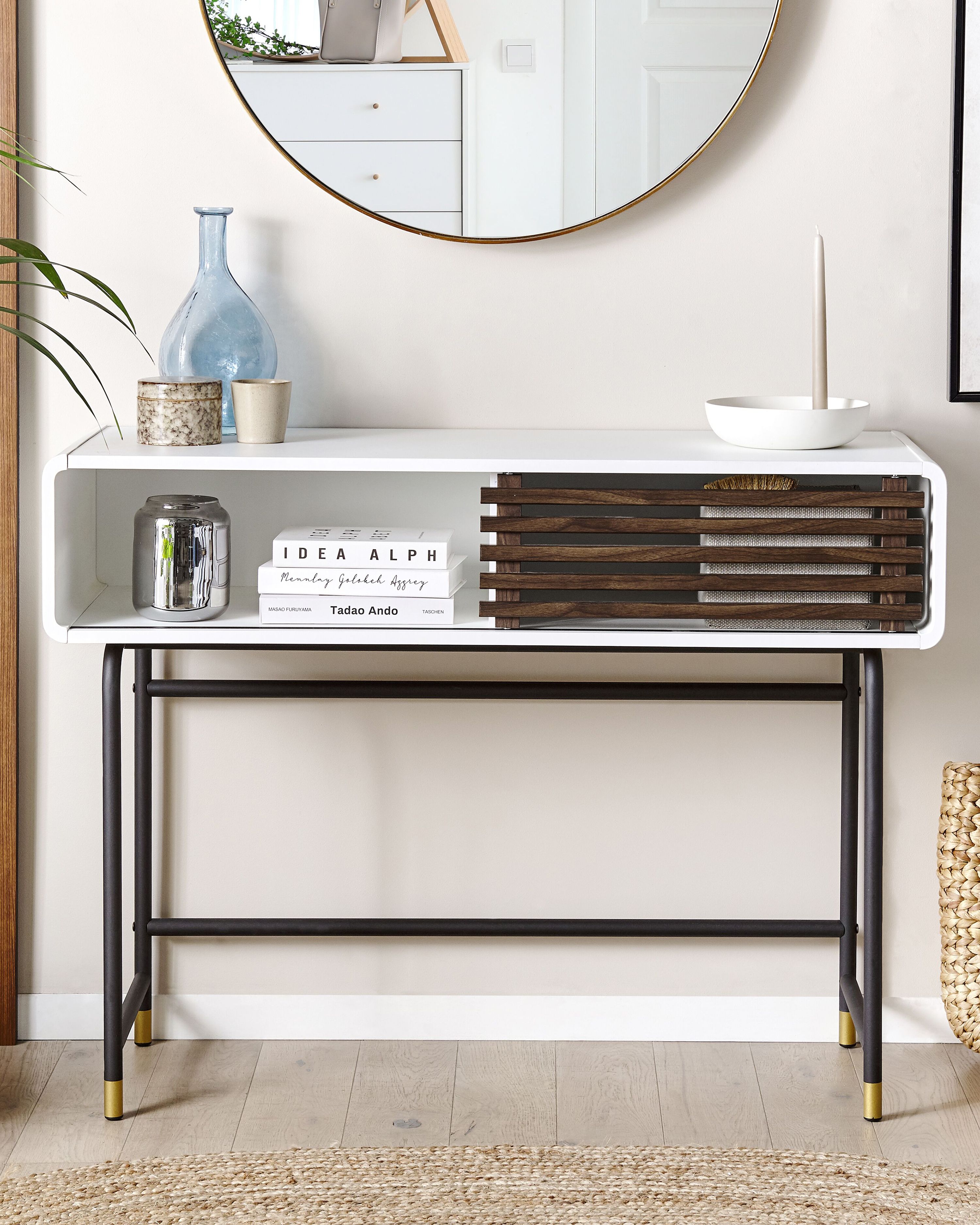 Console Table RIFLE White
