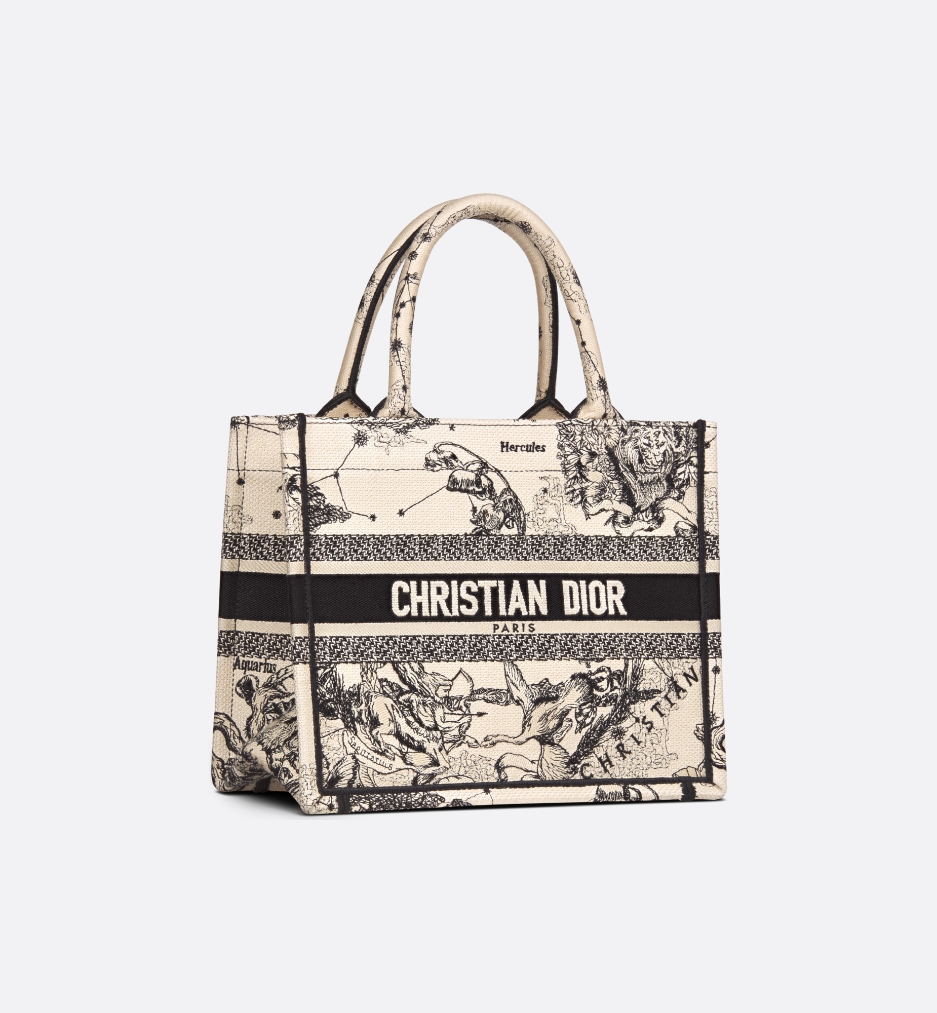 Christian Dior Small Dior Book Tote Bag Latte And Black  For Women M1265ZRHZ_M06E – 26.5 Cm/ 10.5 Inches1:1High-quality replica
