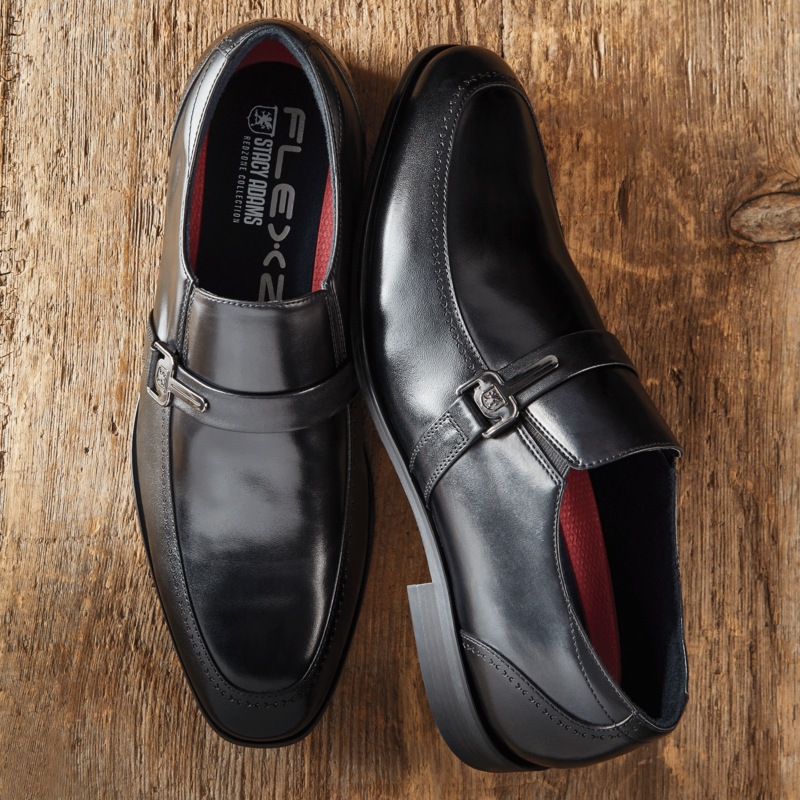 Stacy Adams Buckley Ornament Slip-On - MIDNIGHT VELVET CATALOG